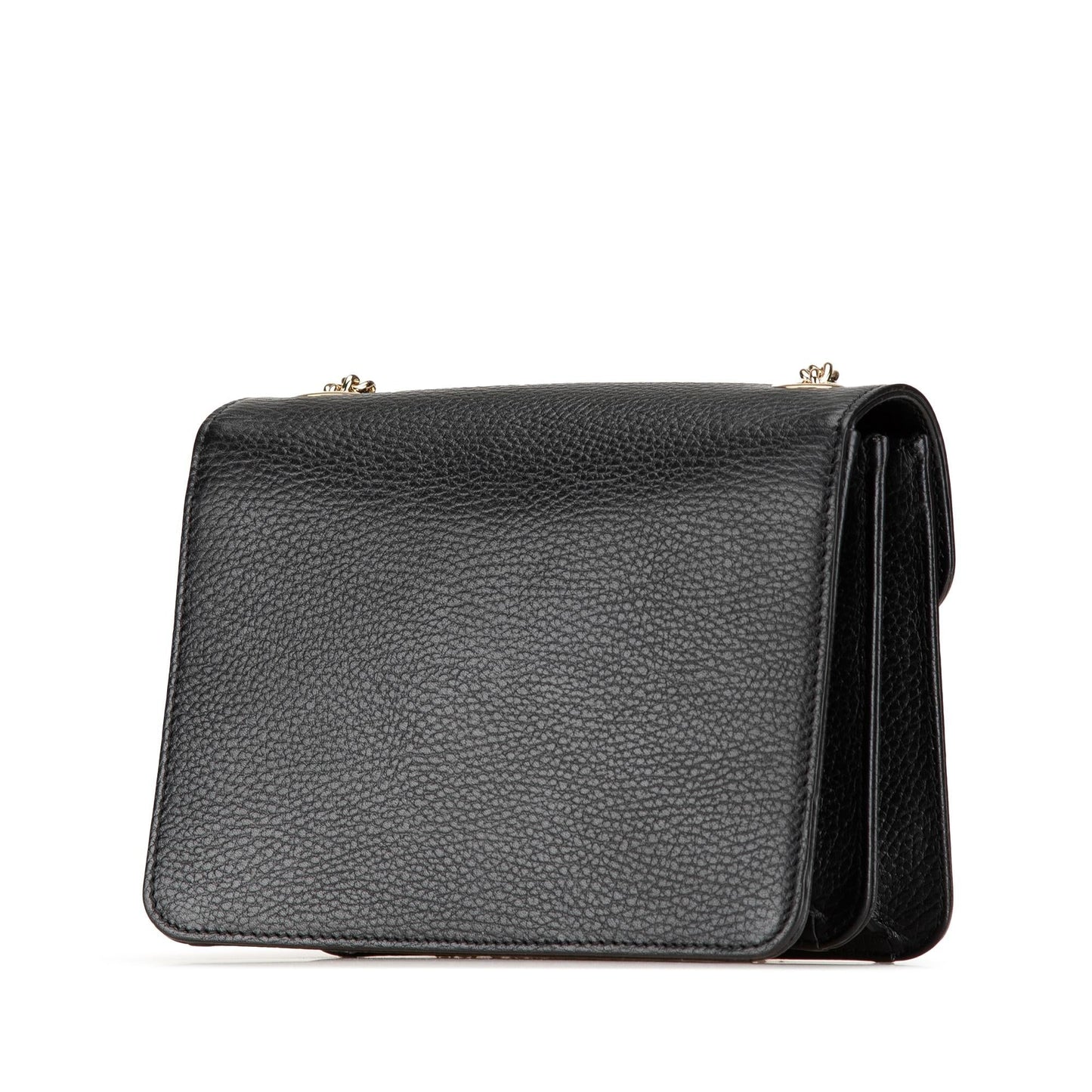 Gucci Dollar Interlocking G SHG-bDu7A6 Calf Calfskin Black Small Crossbody Bag