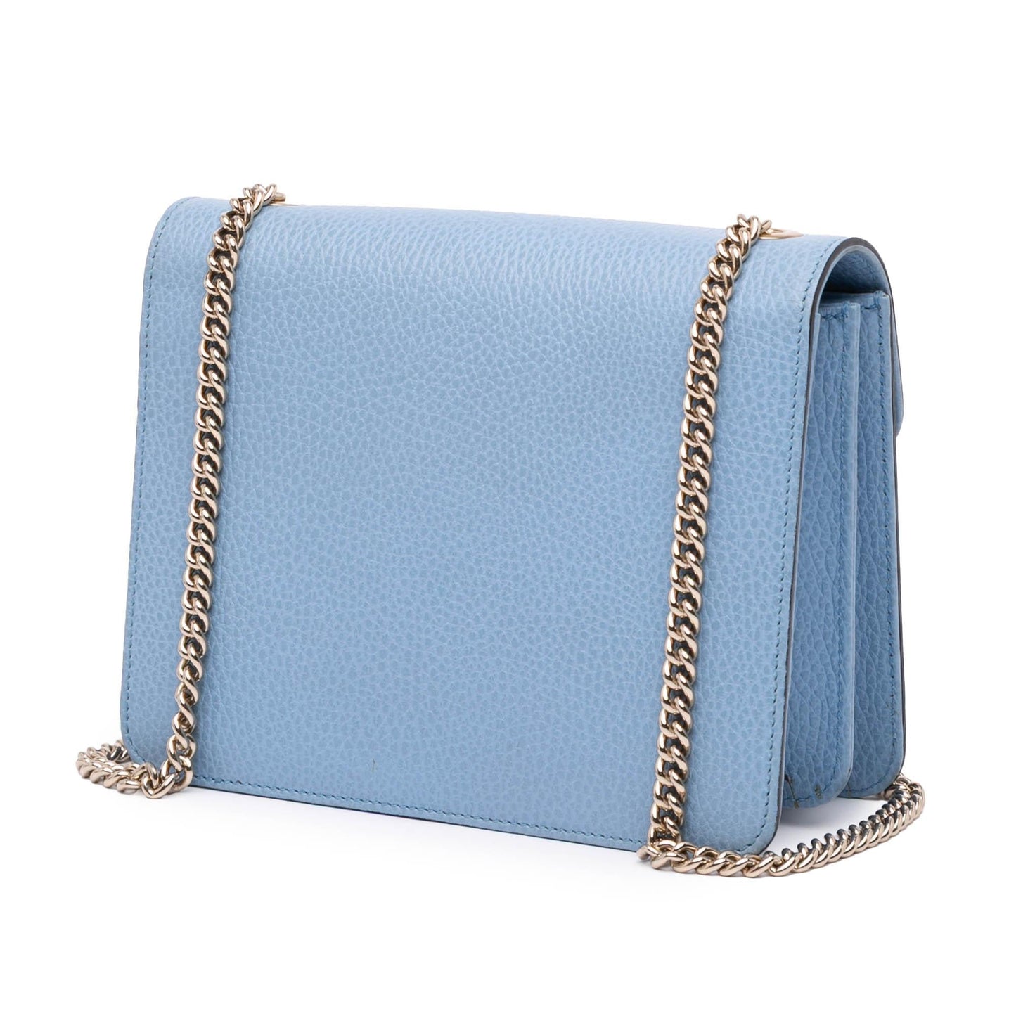 Gucci Dollar Interlocking G Calf Calfskin Blue Small Crossbody Bag Crossbody 8
