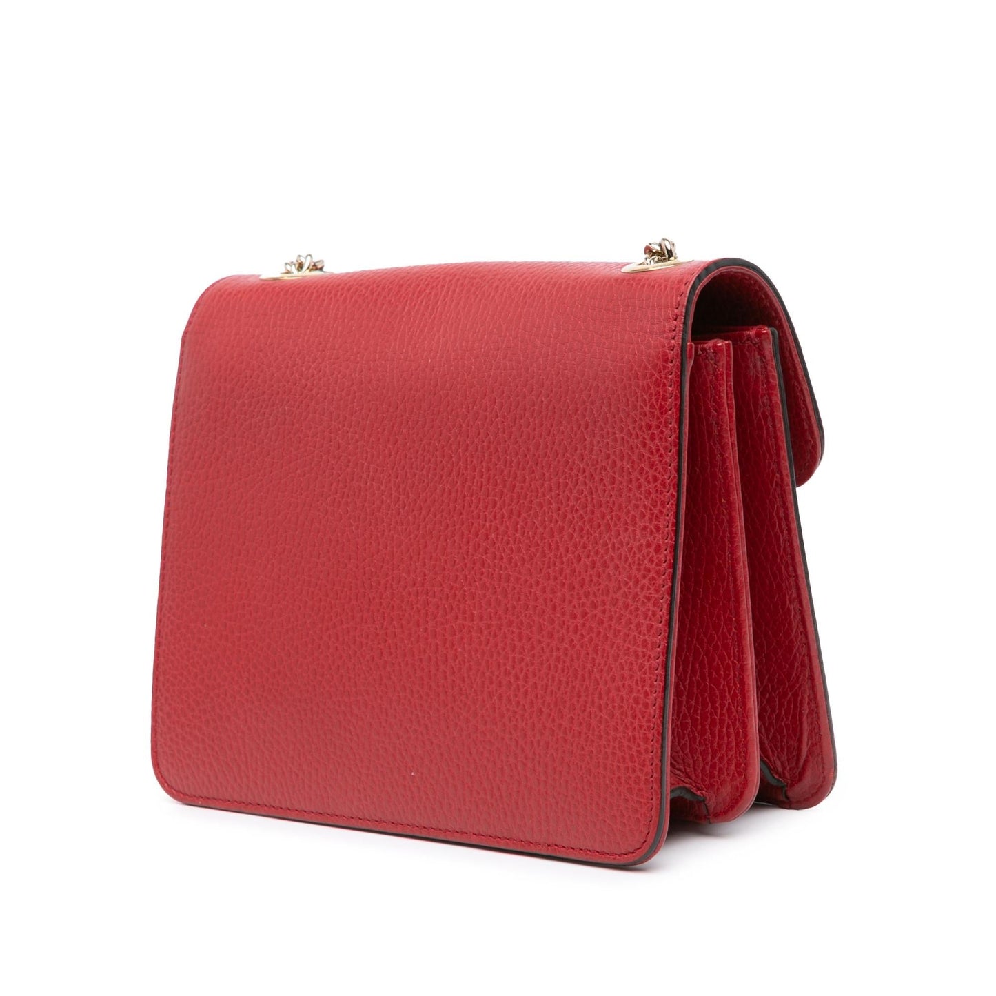 Gucci Dollar Interlocking G Calf Calfskin Red Small Crossbody Bag Crossbody 14
