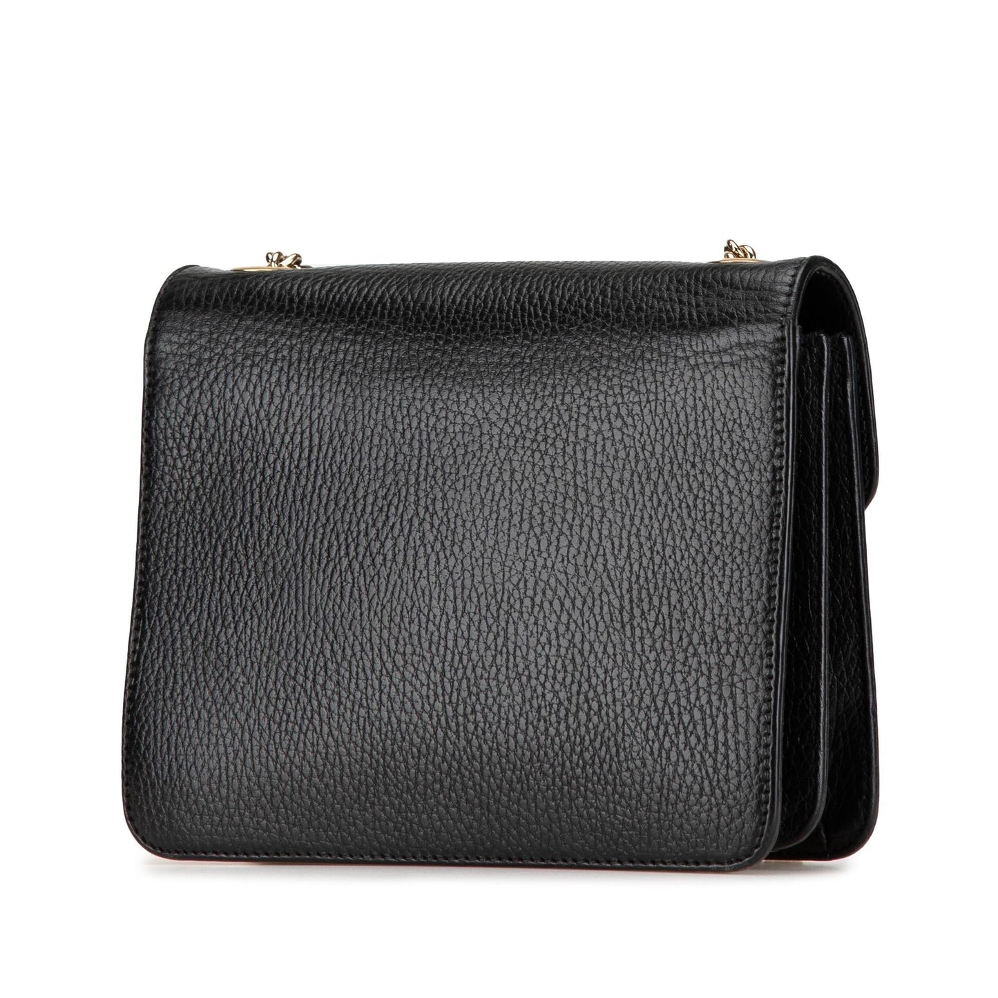 Gucci Dollar Interlocking G Calf Calfskin Black Small Crossbody Bag Crossbody 16