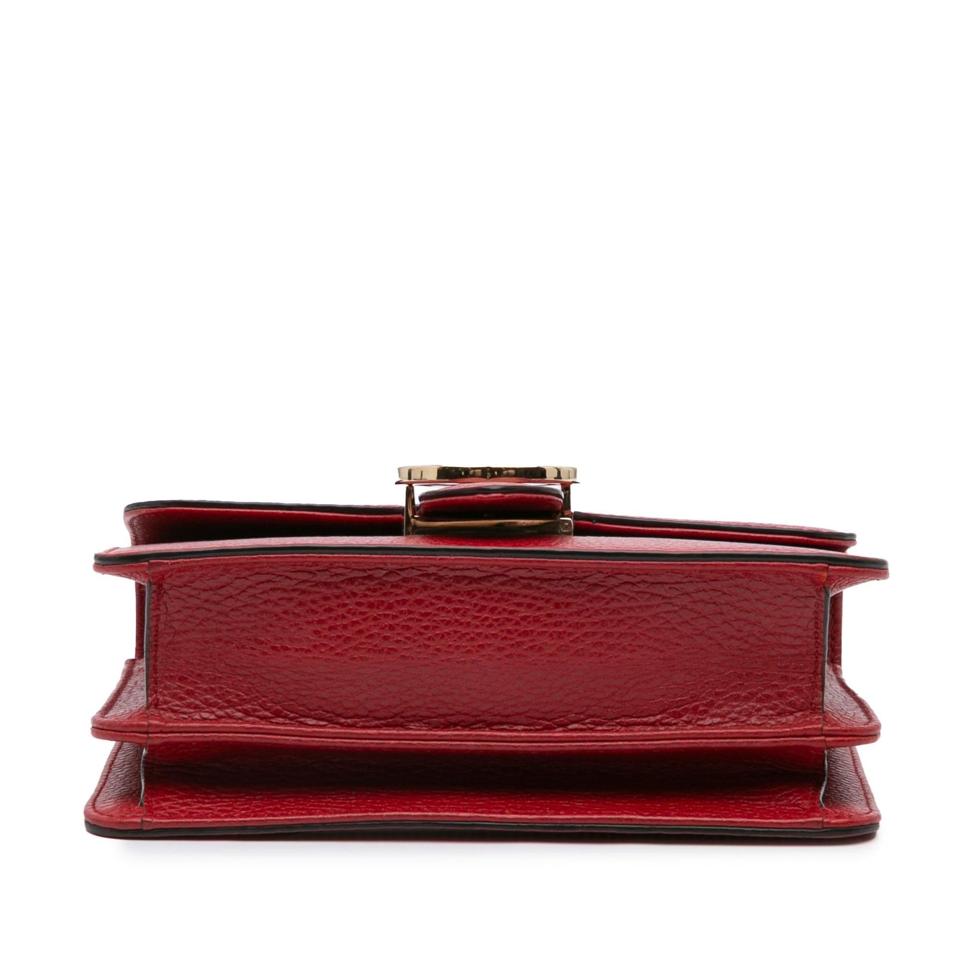 Gucci Dollar Interlocking G Calf Calfskin Red Small Crossbody Bag Crossbody 23