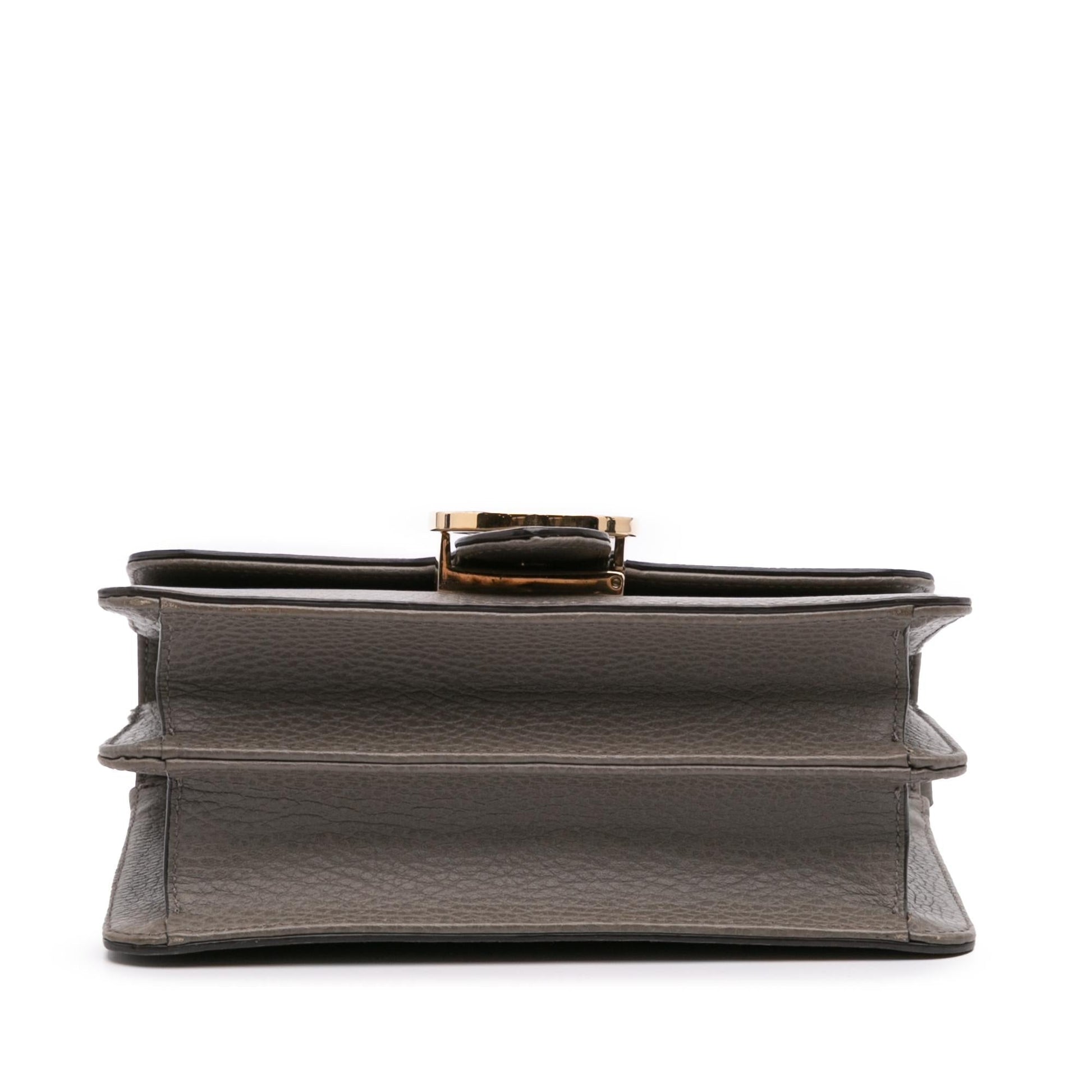 Gucci Dollar Interlocking G Calf Calfskin Brown Small Crossbody Bag Crossbody 26