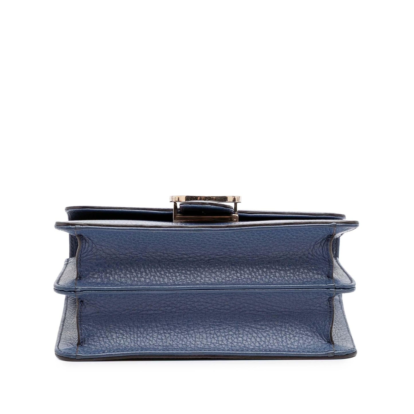 Gucci Dollar Interlocking G Calf Calfskin Blue Small Crossbody Bag