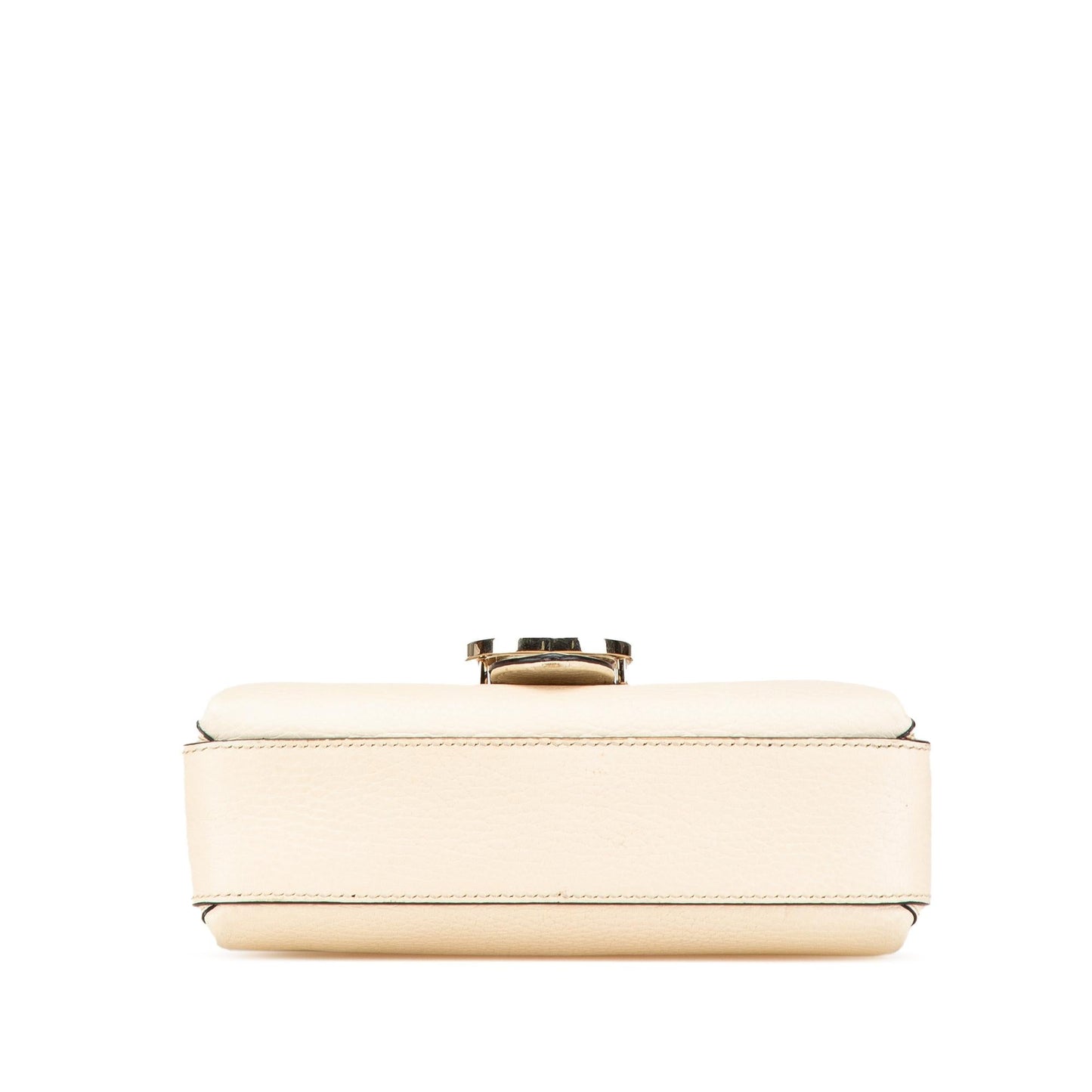 Gucci Dollar Interlocking G Calf Calfskin White Small Crossbody Bag