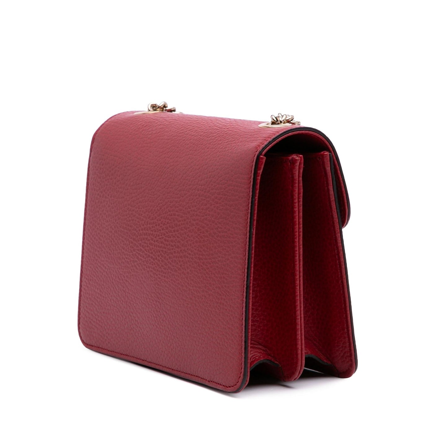 Gucci Dollar Interlocking G Calf Calfskin Red Small Crossbody Bag Crossbody 43