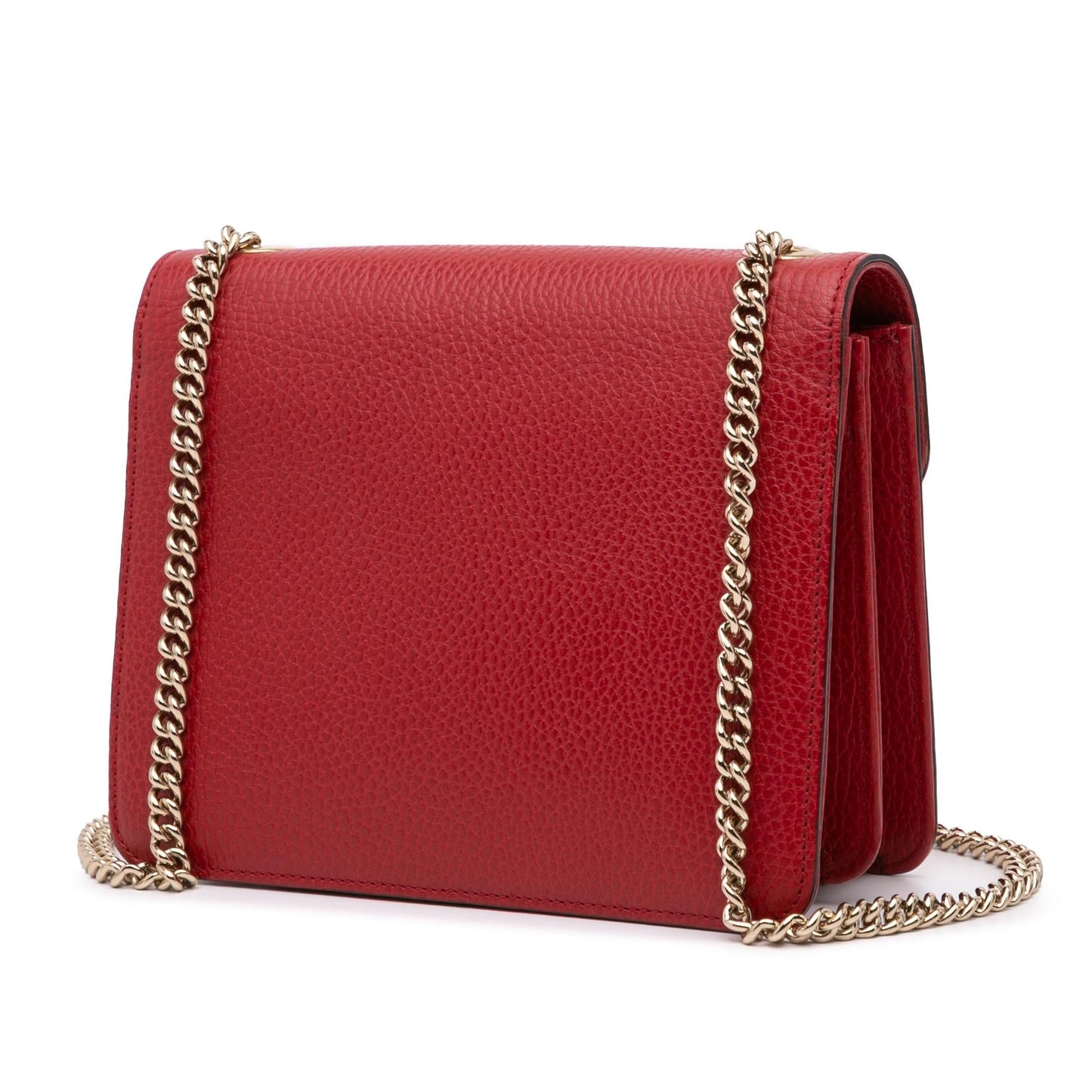 Gucci Dollar Interlocking G Calf Calfskin Red Small Crossbody Bag Crossbody 44