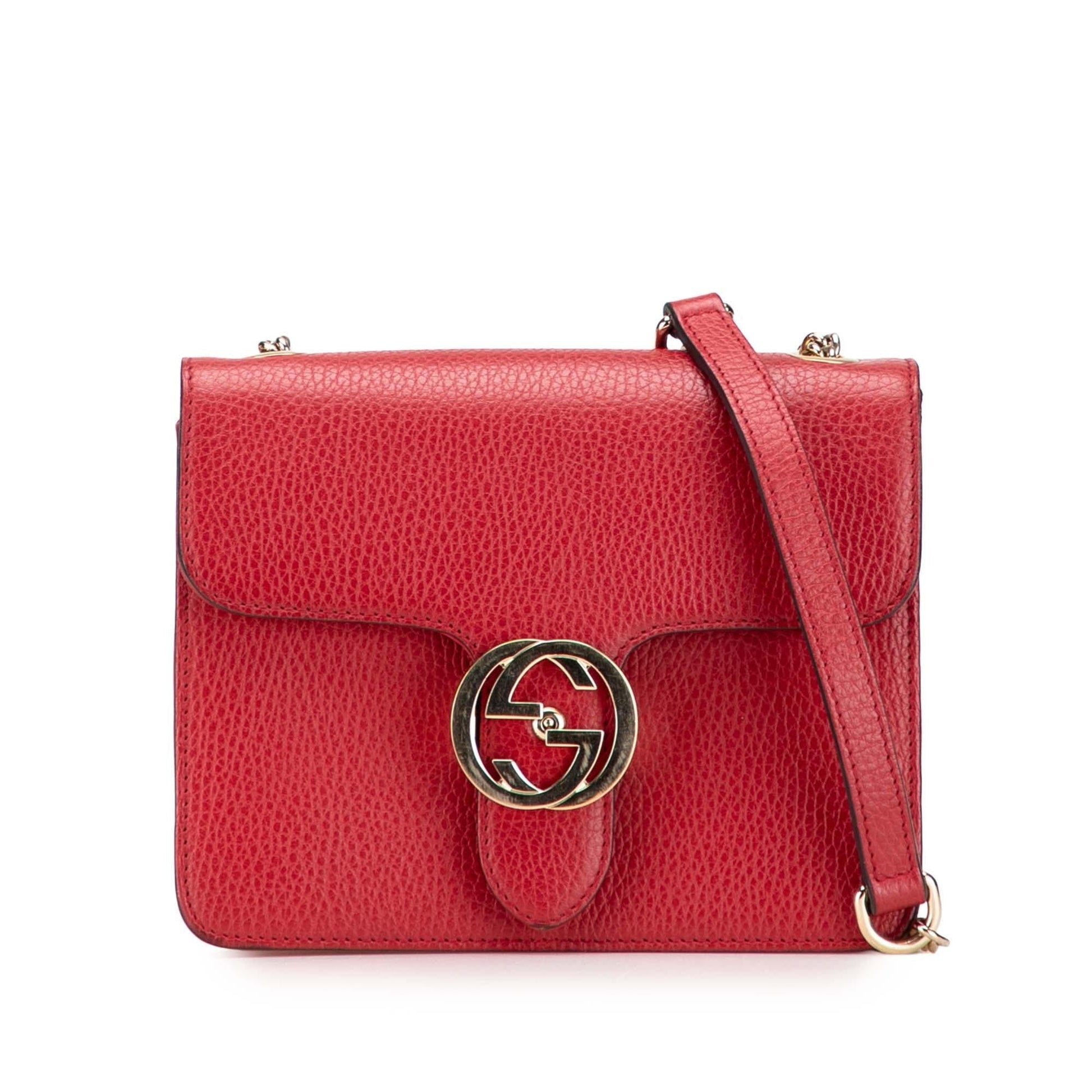 Gucci Dollar Interlocking G Calfskin Small Crossbody Bag Crossbody 61