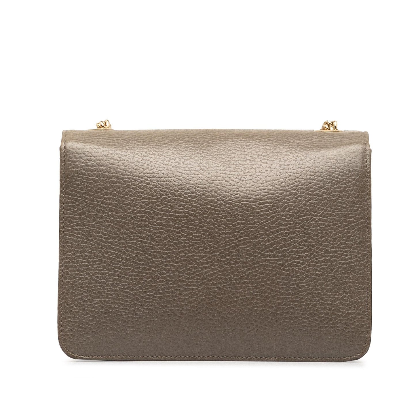 Gucci Dollar Interlocking G SHG-AxPlpZ Calf Brown Small Crossbody Bag