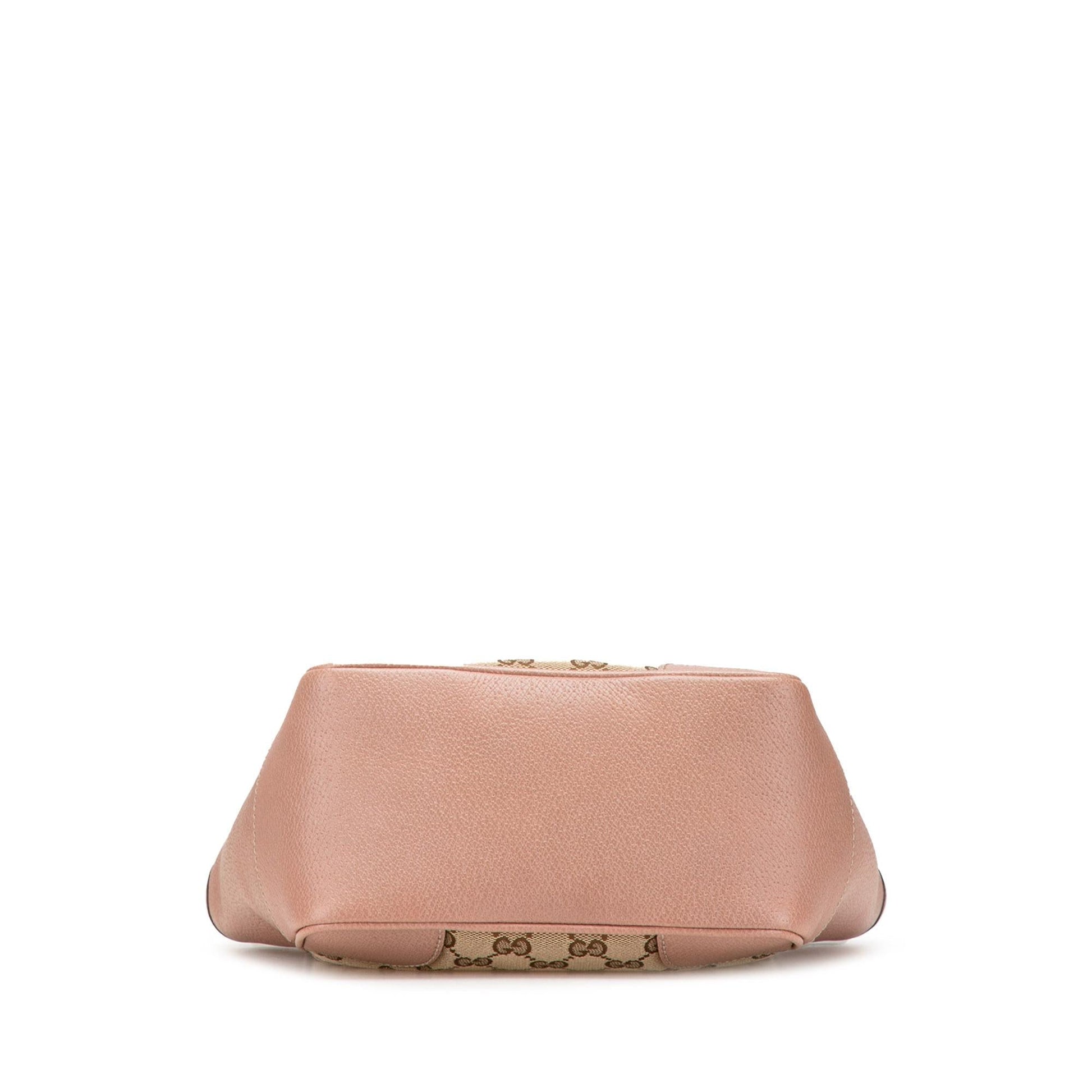 Gucci GG Bree Canvas Calf Brown Small Satchel Bag