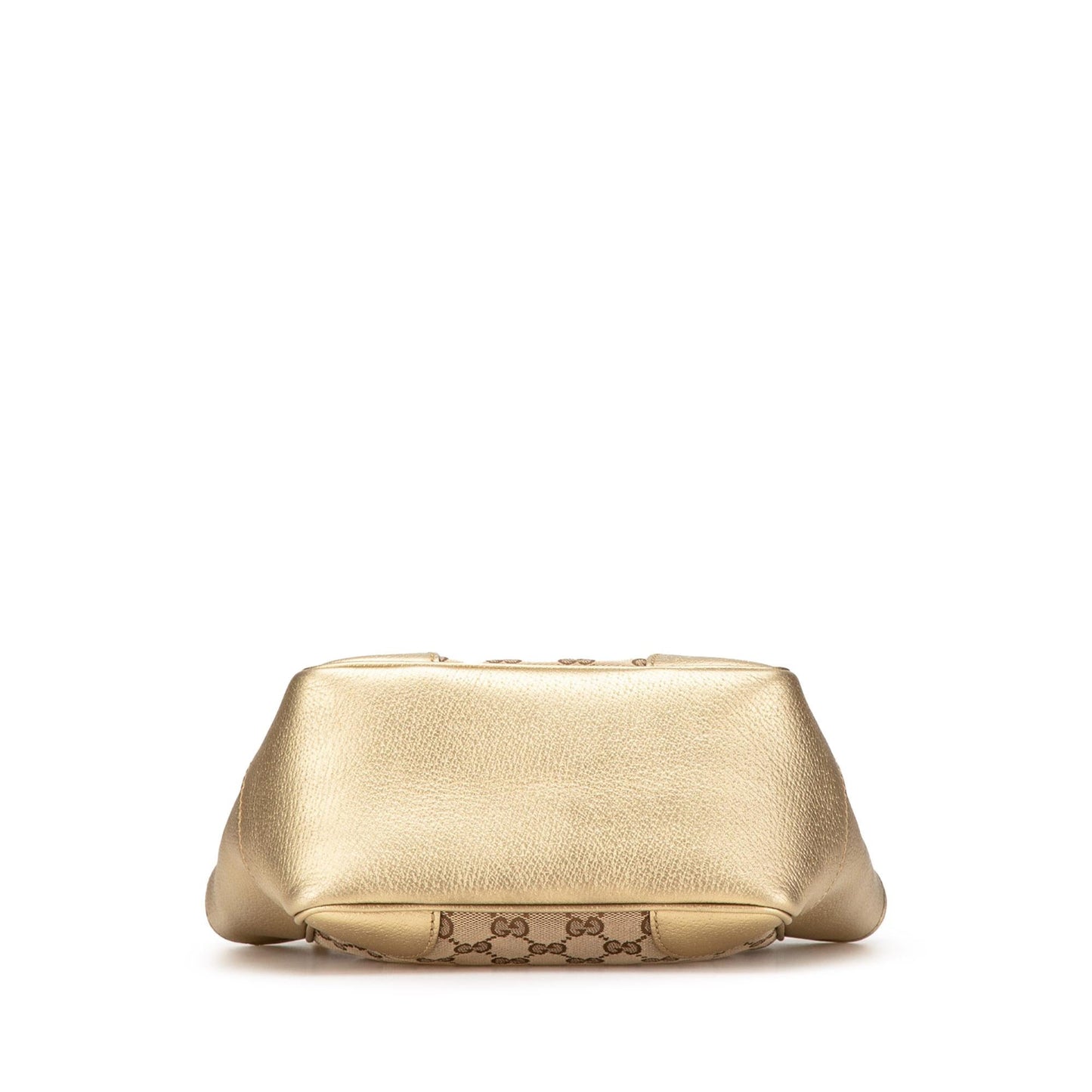 Gucci GG Bree Canvas Brown Gold Small Satchel Bag Satchel 4