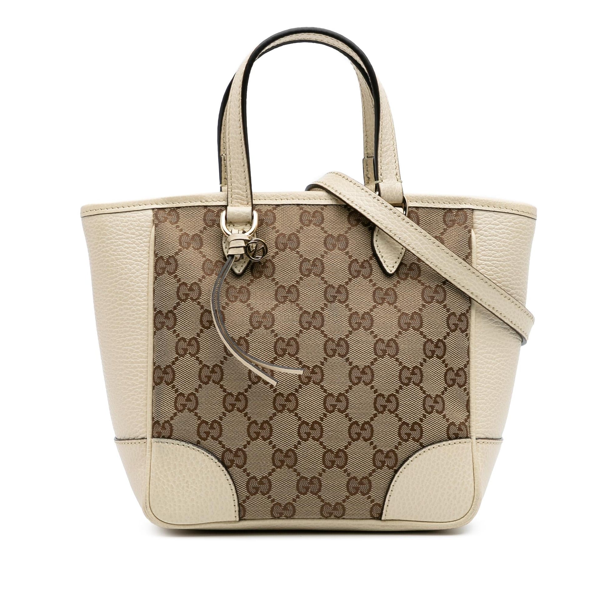 Gucci GG Bree Canvas Brown Small Satchel Bag Satchel 8