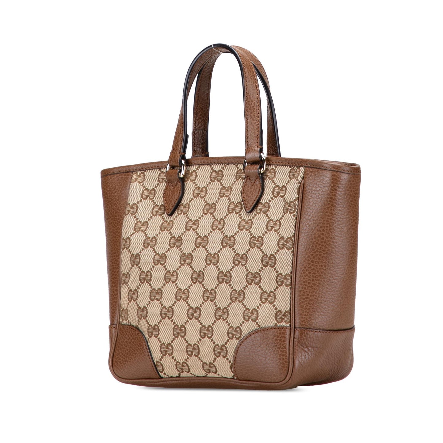 Gucci GG Bree Canvas Small Travel Bag Satchel 10