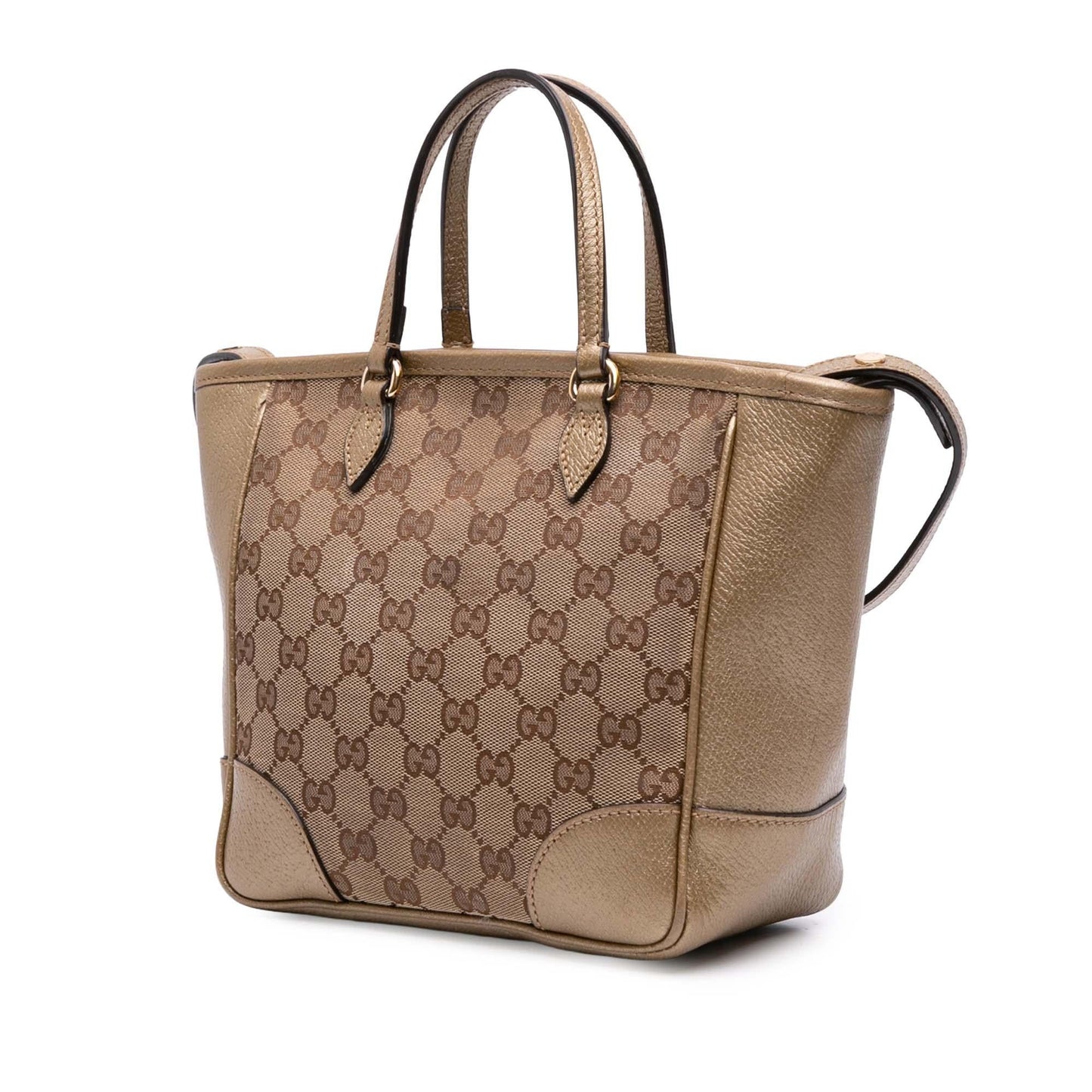 Gucci GG Bree Canvas Small Travel Bag Satchel 11