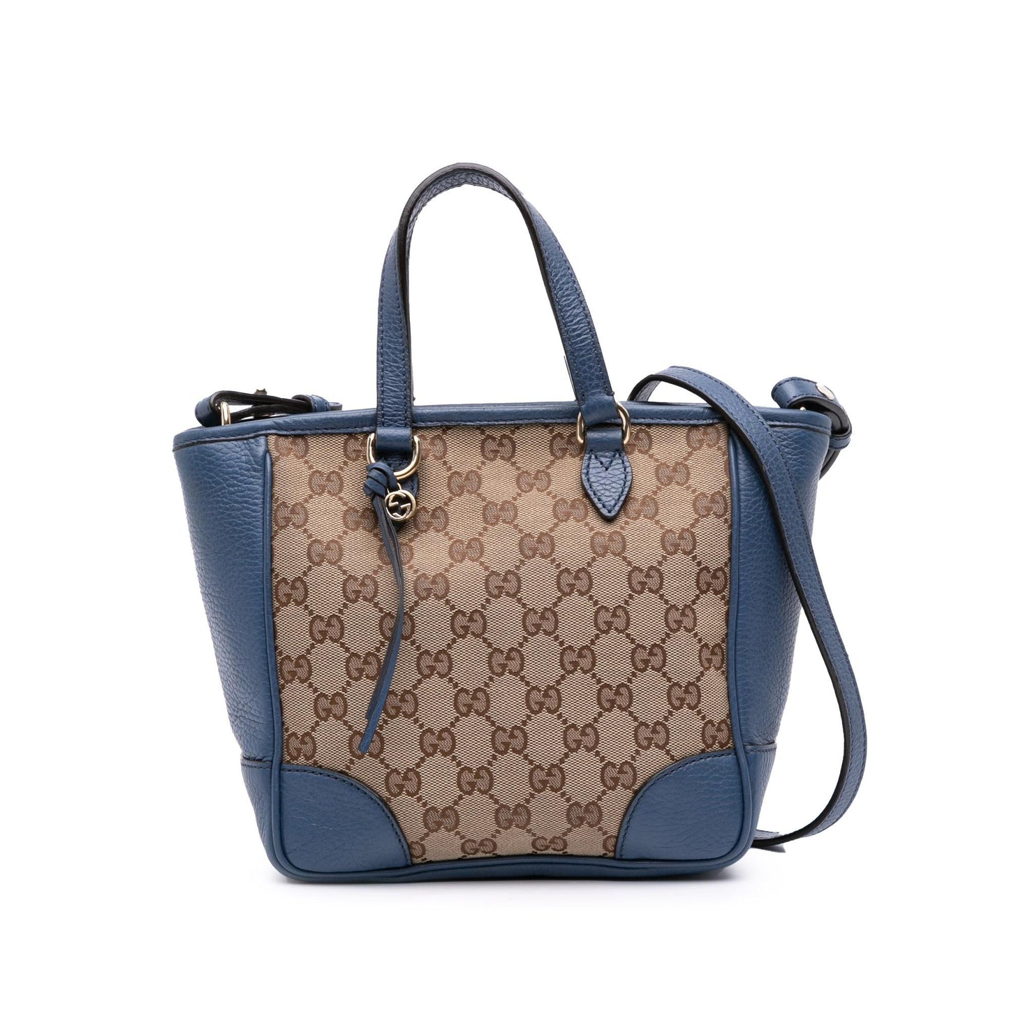 Gucci GG Bree Canvas Small Travel Bag Satchel 12