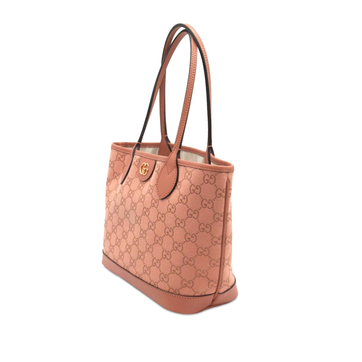 Gucci GG Ophidia SHG-HV5ODC Canvas Pink Small Tote Bag