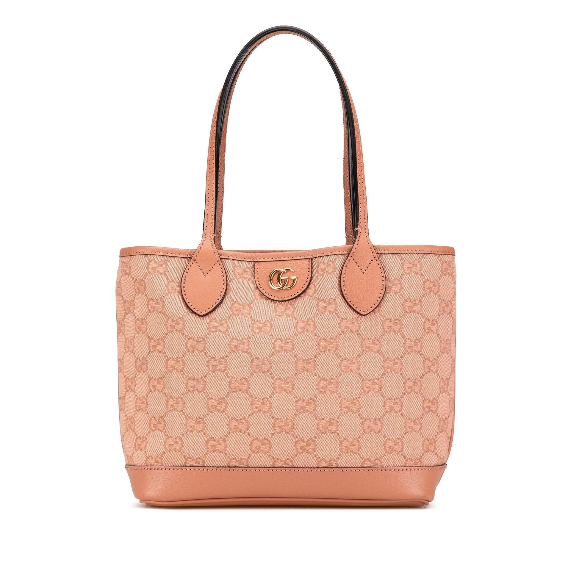 Gucci GG Ophidia Canvas Pink Small Tote Bag Ophidia Tote