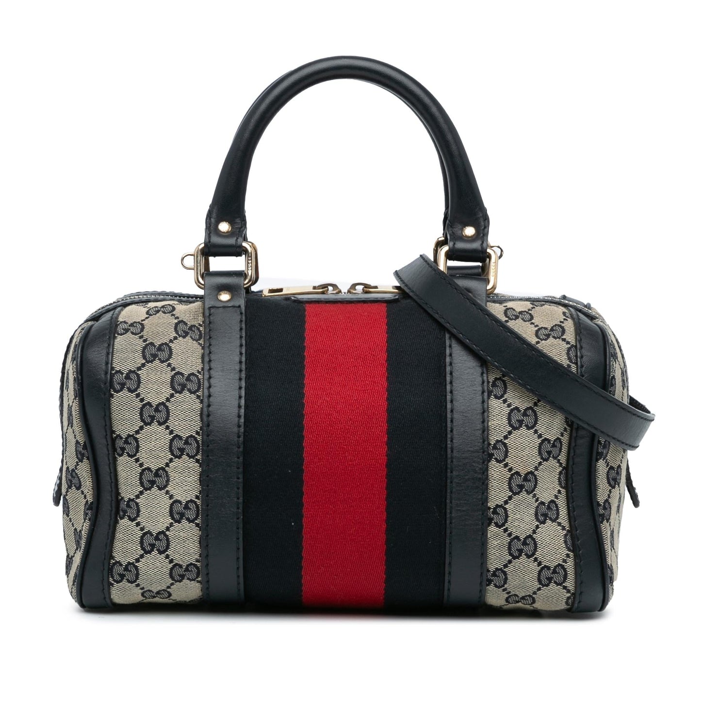 Gucci GG Web Joy SHG-a9RrN8 Canvas Brown Small Satchel Bag