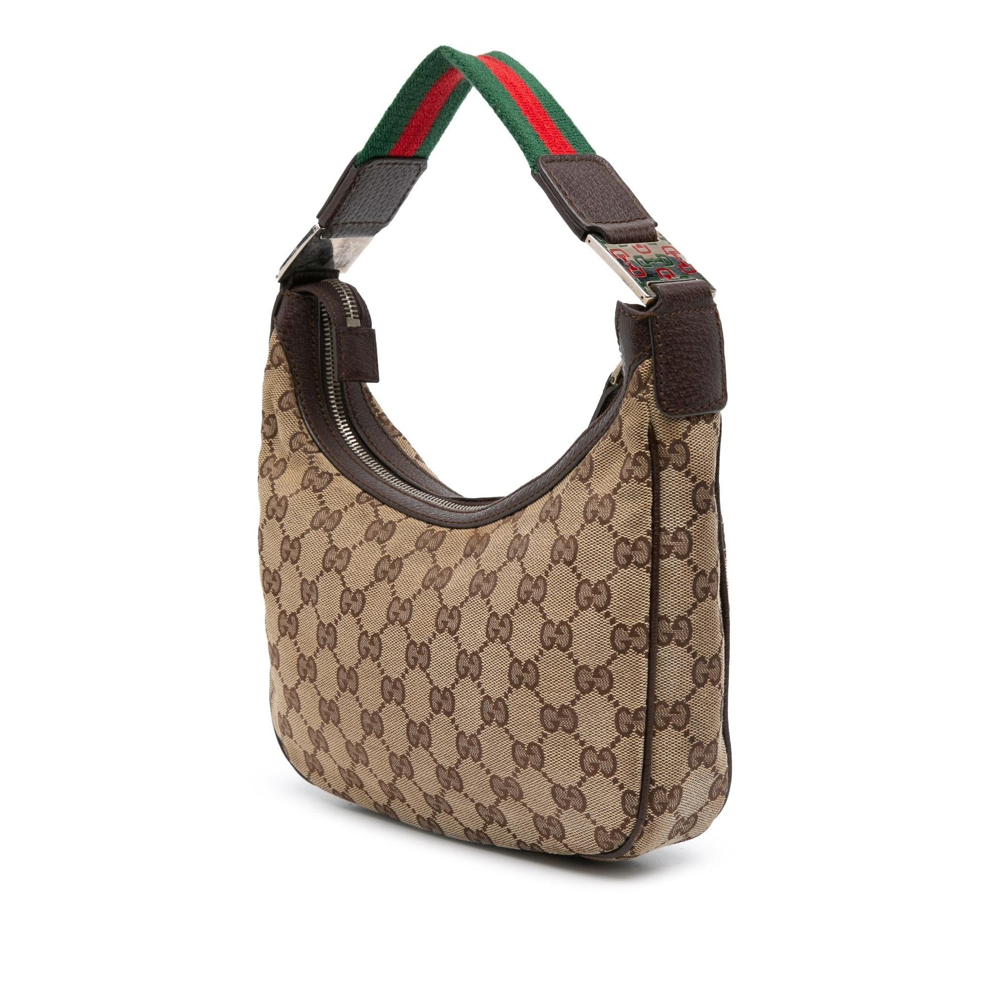 Gucci GG Web Pop Canvas Small Shoulder Bag