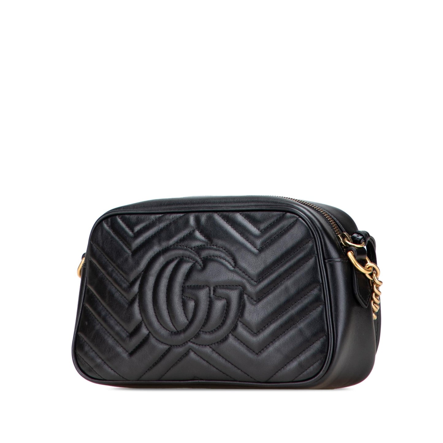 Gucci GG Marmont Matelasse Leather Small Crossbody Bag Leather Crossbody