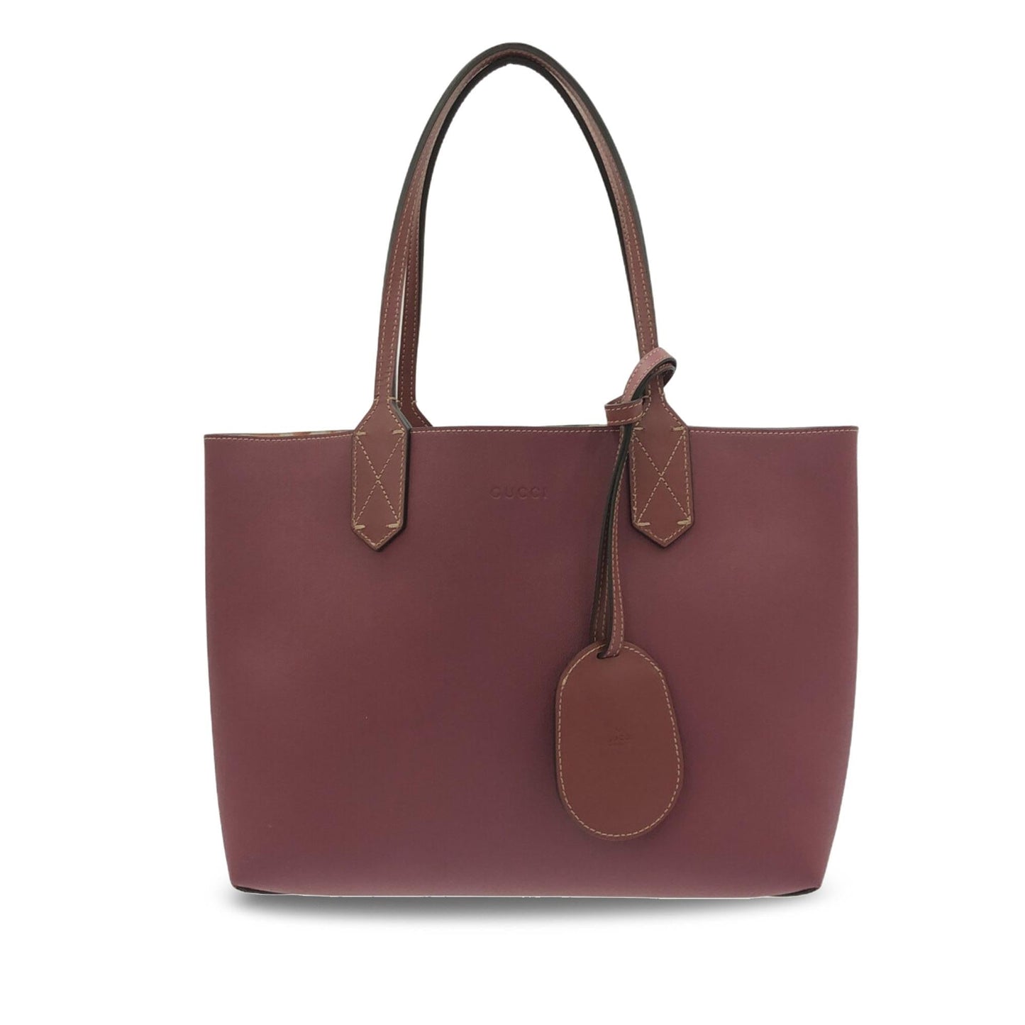 Gucci GG Supreme Blooms Reversible SHG-Ymtx7q Canvas Brown Small Tote Bag