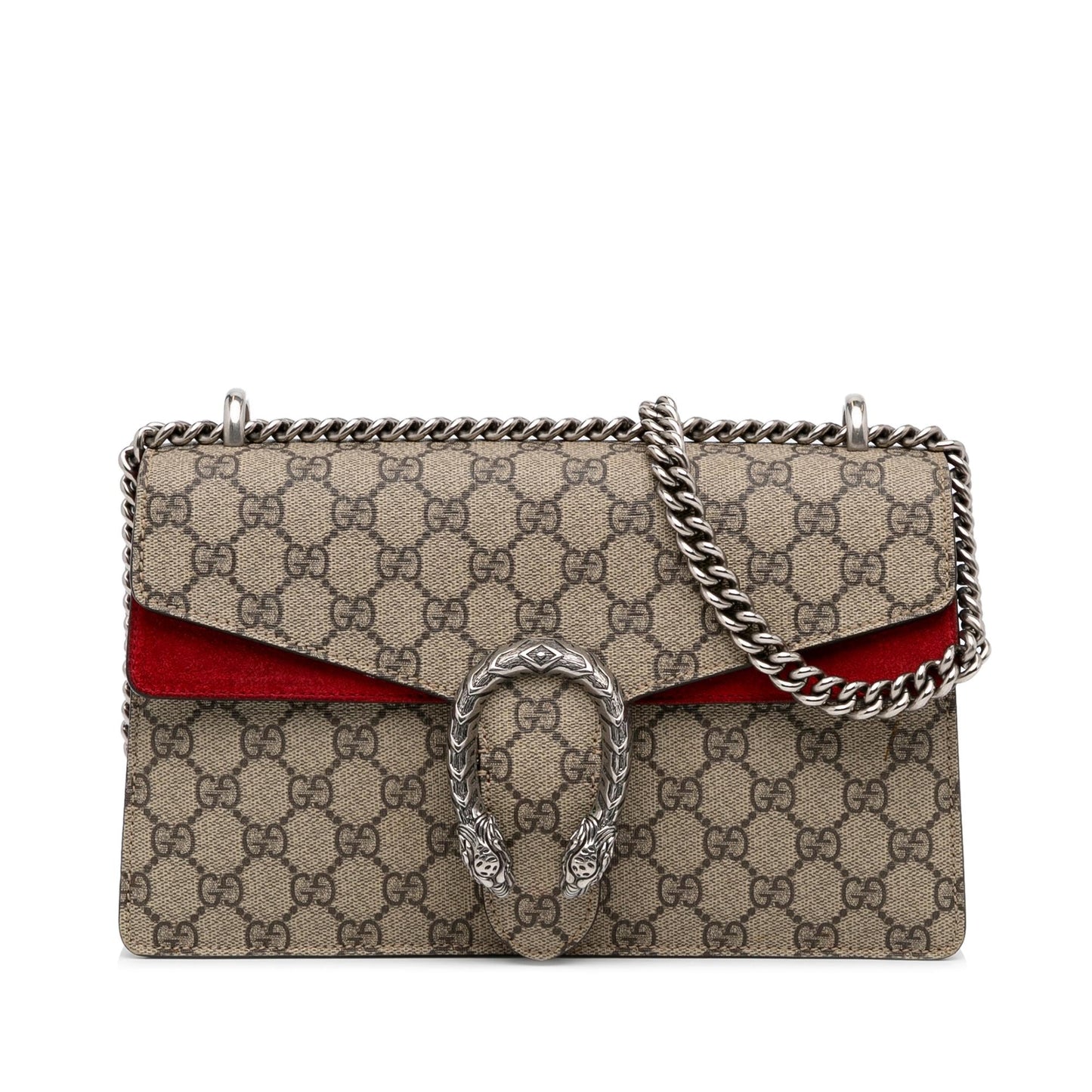 Gucci GG Supreme Dionysus SHG-v7SDj4 Canvas Brown Small Shoulder Bag