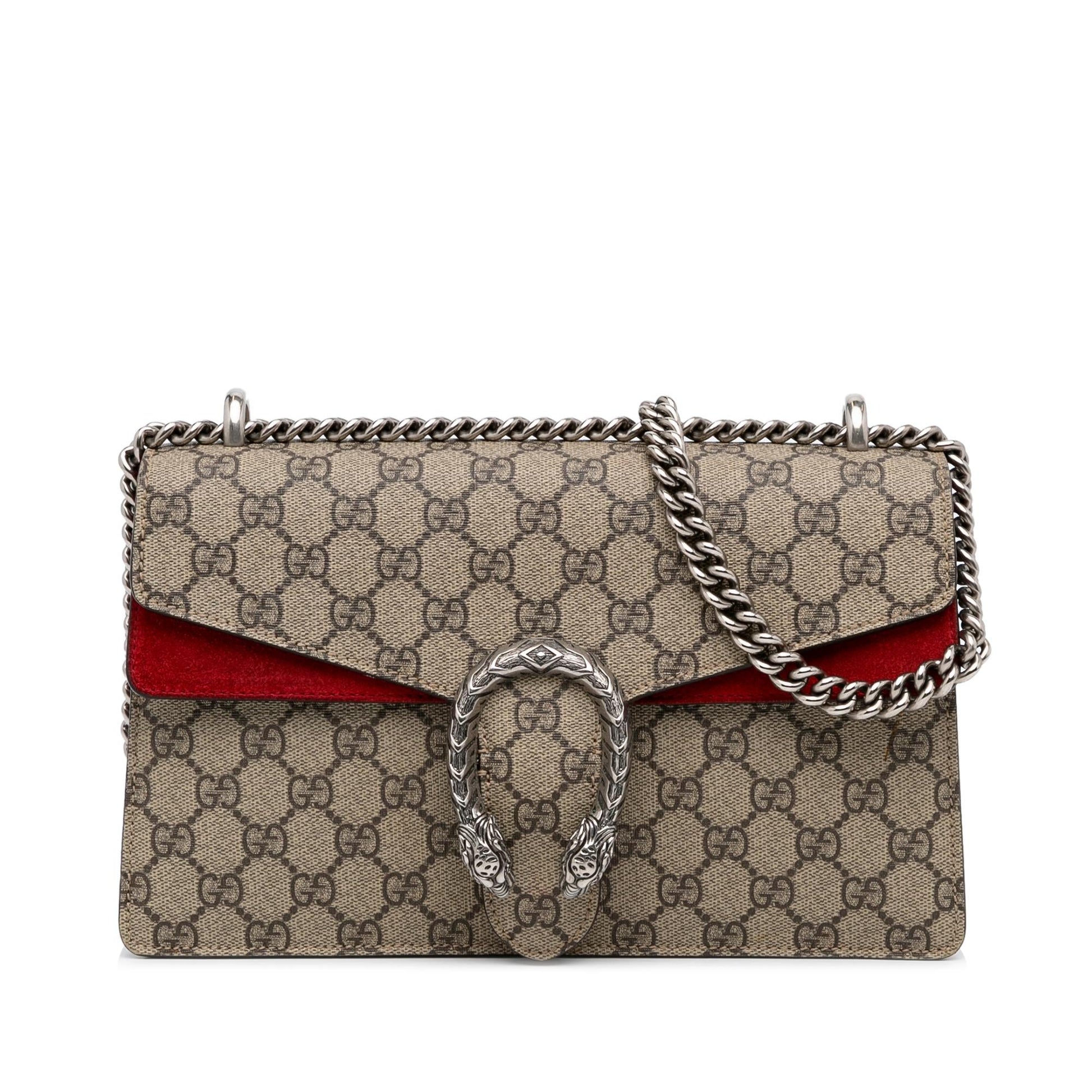 Gucci GG Supreme Dionysus SHG-v7SDj4 Canvas Brown Small Shoulder Bag