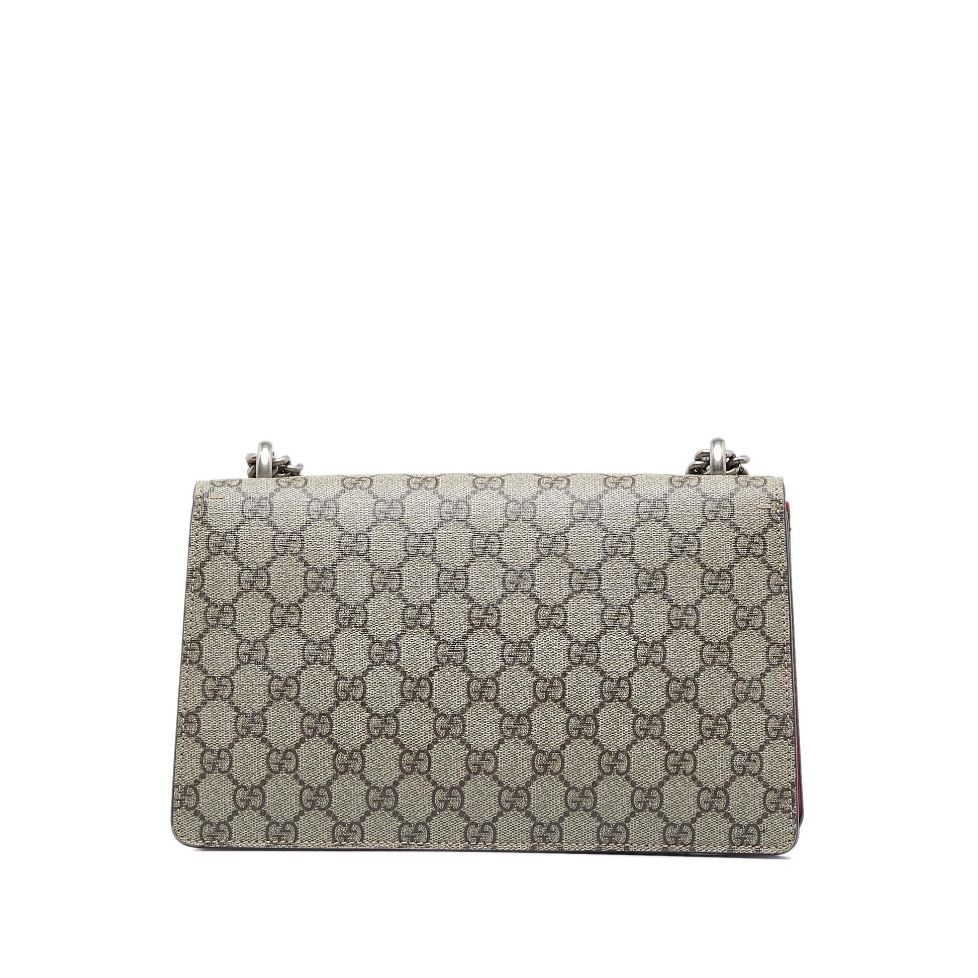 Gucci GG Supreme Dionysus SHG-Du65oF Canvas Brown Small Shoulder Bag