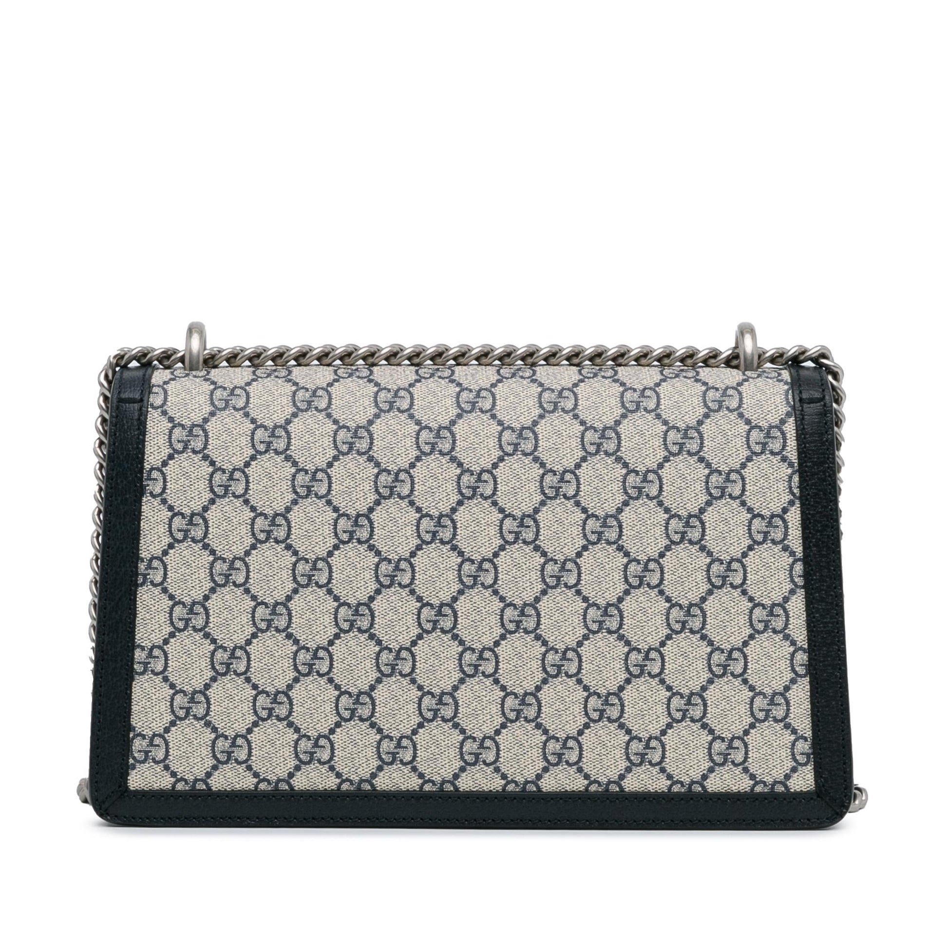 Gucci GG Supreme Dionysus SHG-DLoiDS Canvas Calf Black Brown Shoulder Bag