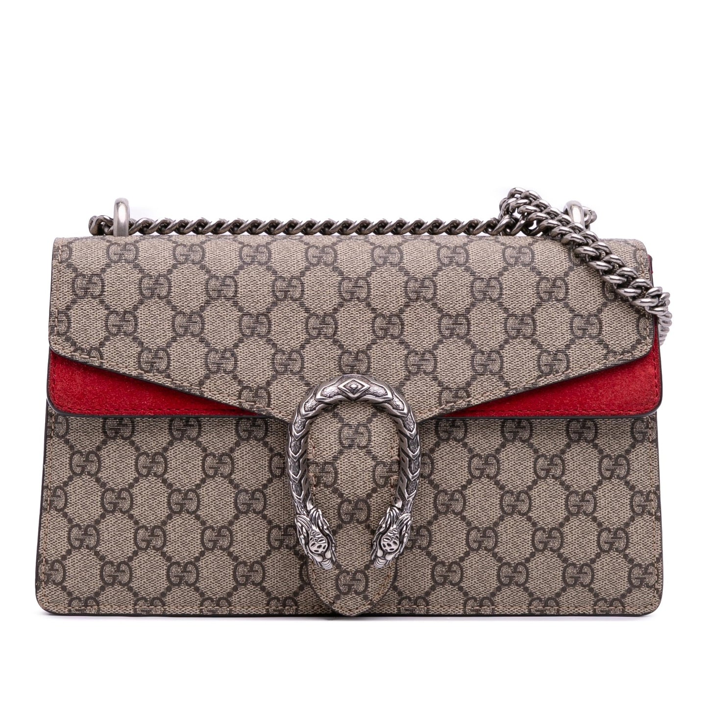 Gucci GG Supreme Dionysus Canvas Brown Small Shoulder Bag