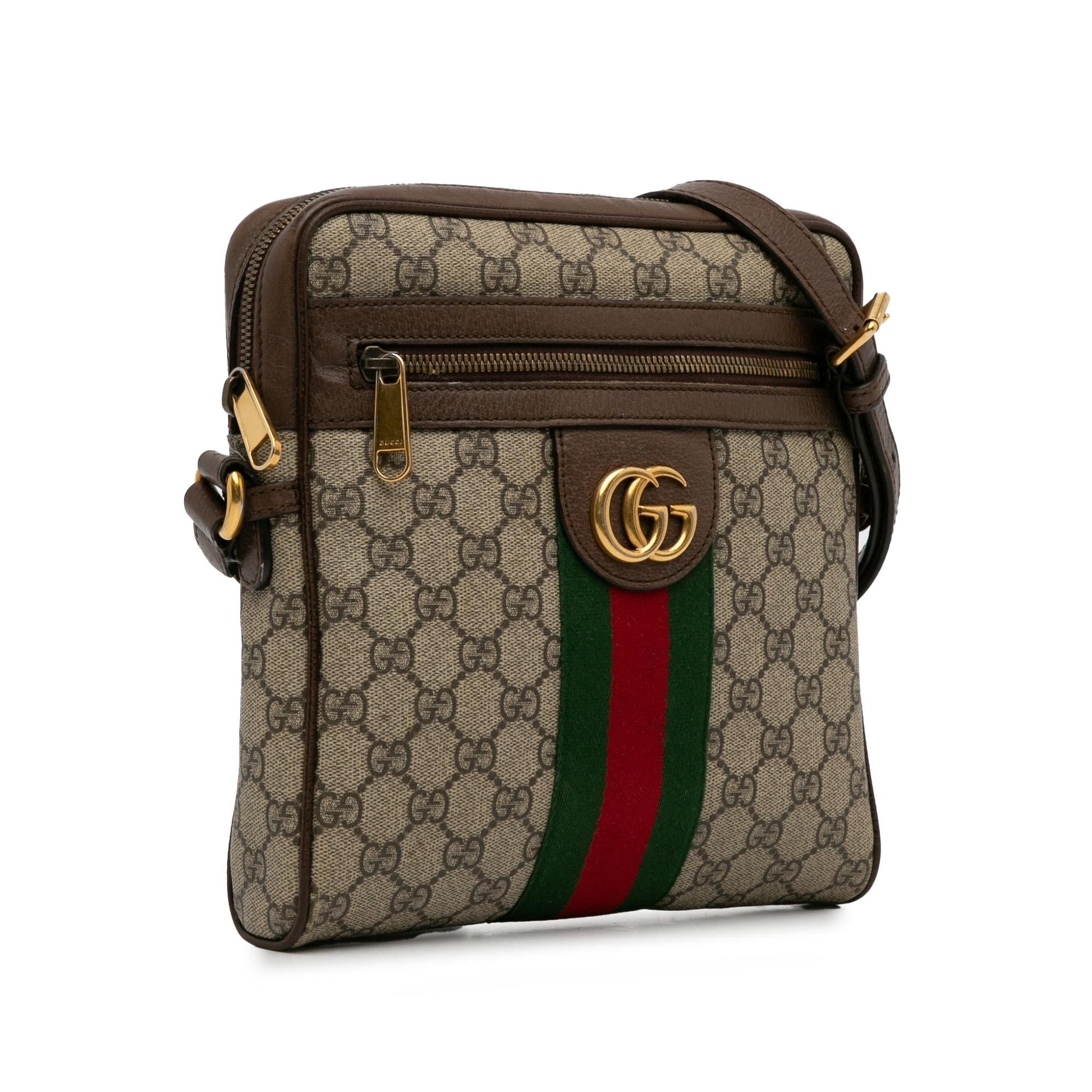 Gucci GG Supreme Ophidia SHG-rM86v0 Canvas Brown Small Crossbody Bag