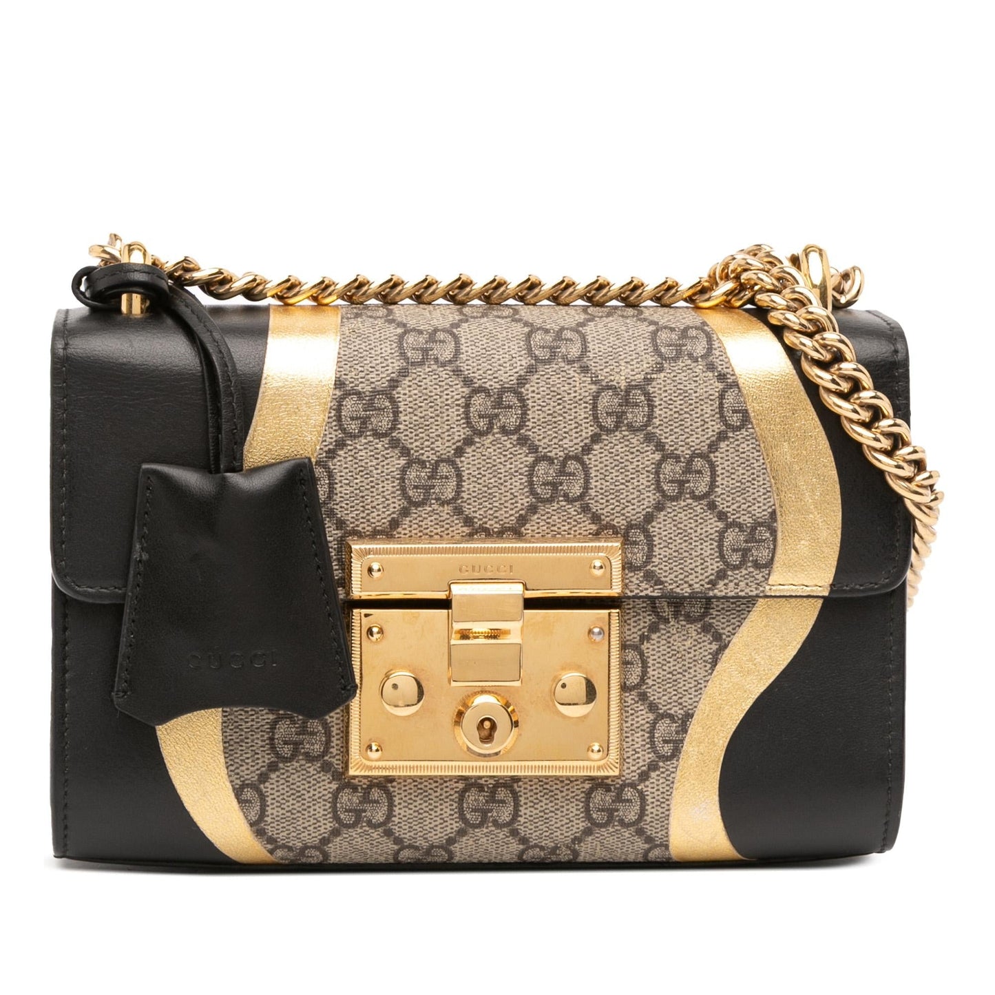 Gucci GG Supreme Osiride Padlock Small Crossbody Bag
