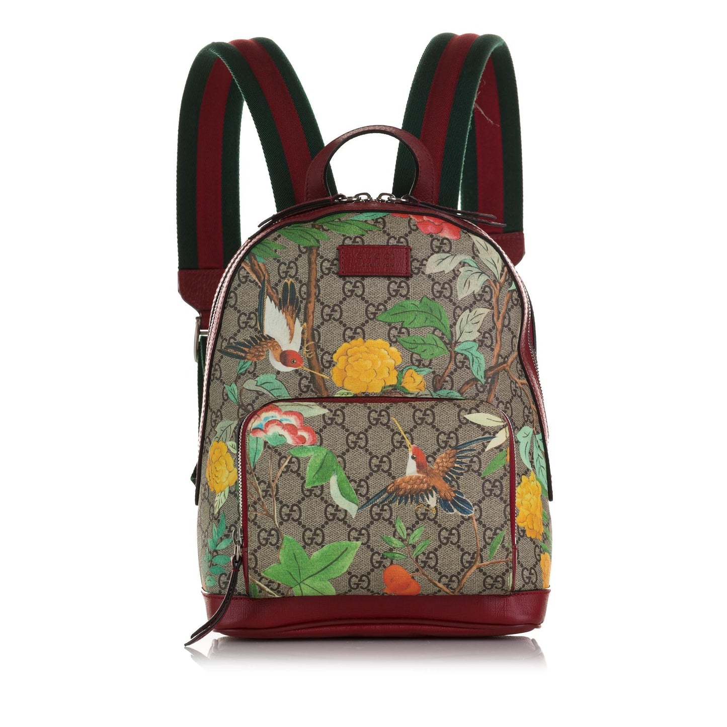 Gucci GG Supreme Tian Backpack SHG-Qo8NCn Canvas Brown Small