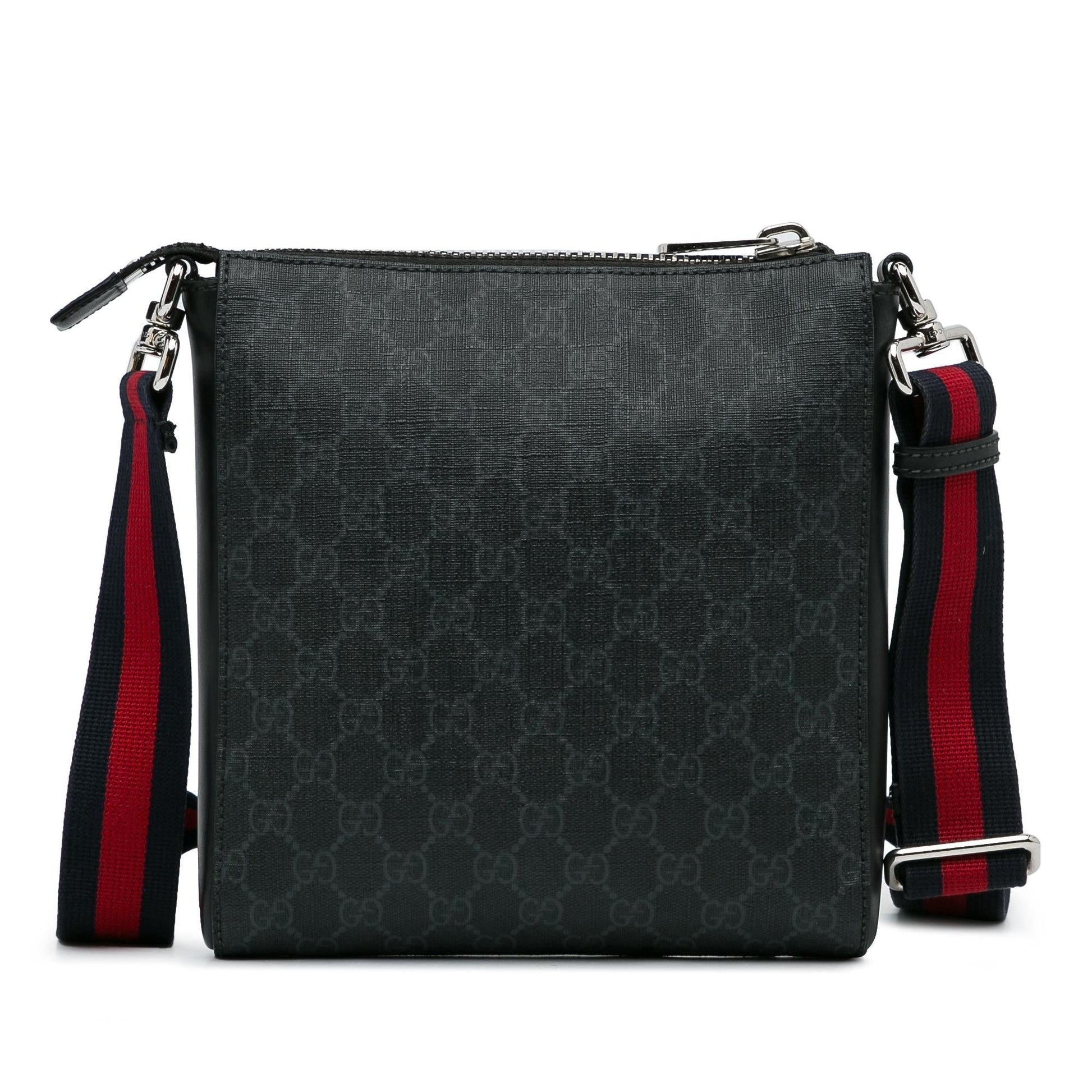 Gucci GG Supreme Web SHG-gvXh7Y Canvas Black Small Crossbody Bag