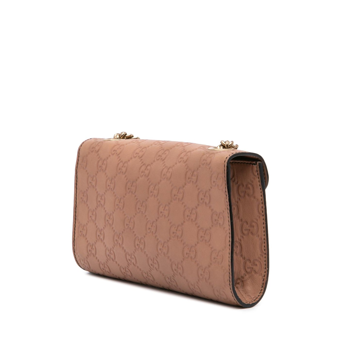 Gucci Guccissima Emily Calf Pink Small Crossbody Bag