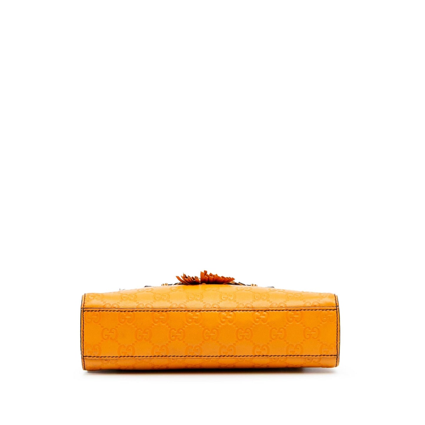 Gucci Guccissima Emily Calf Orange Small Shoulder Bag