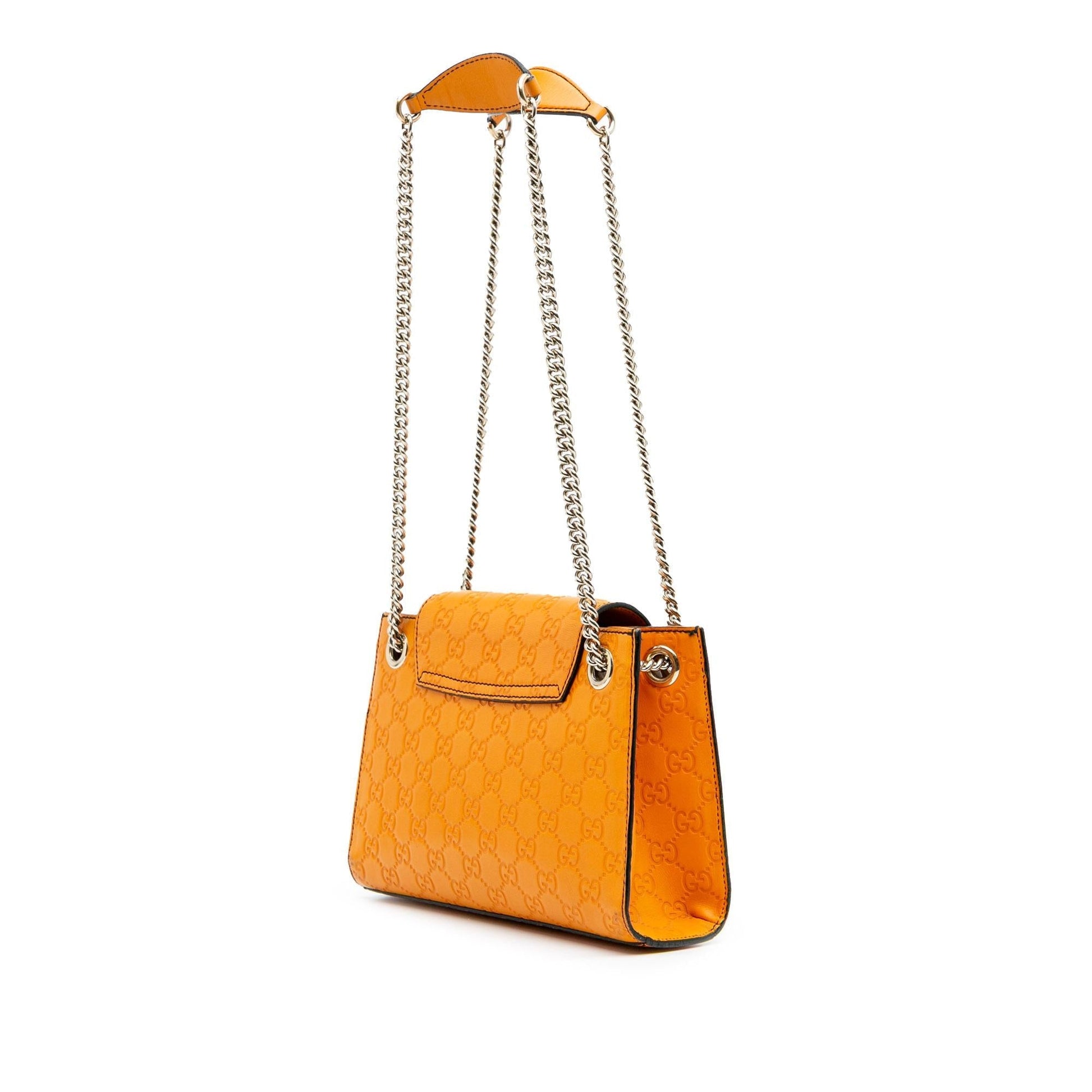 Gucci Guccissima Emily Calf Orange Small Shoulder Bag