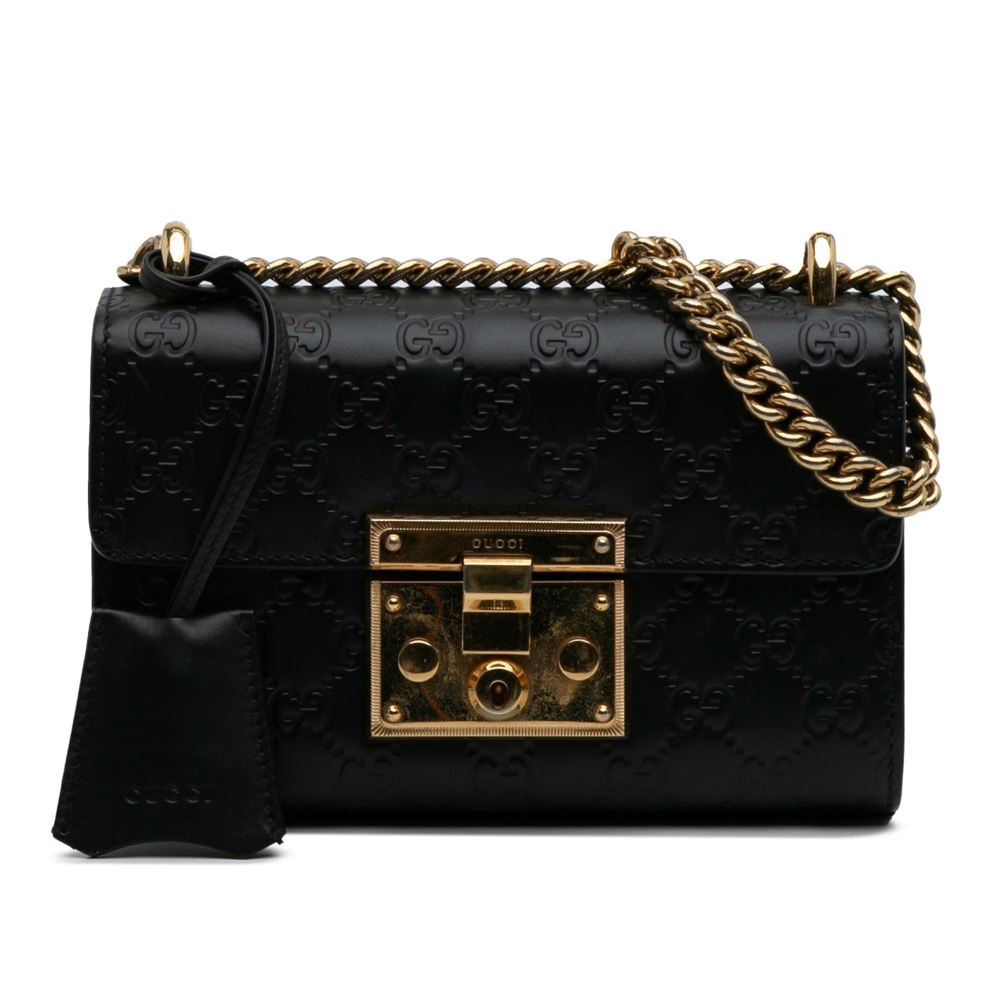 Gucci Guccissima Padlock Small Crossbody Bag