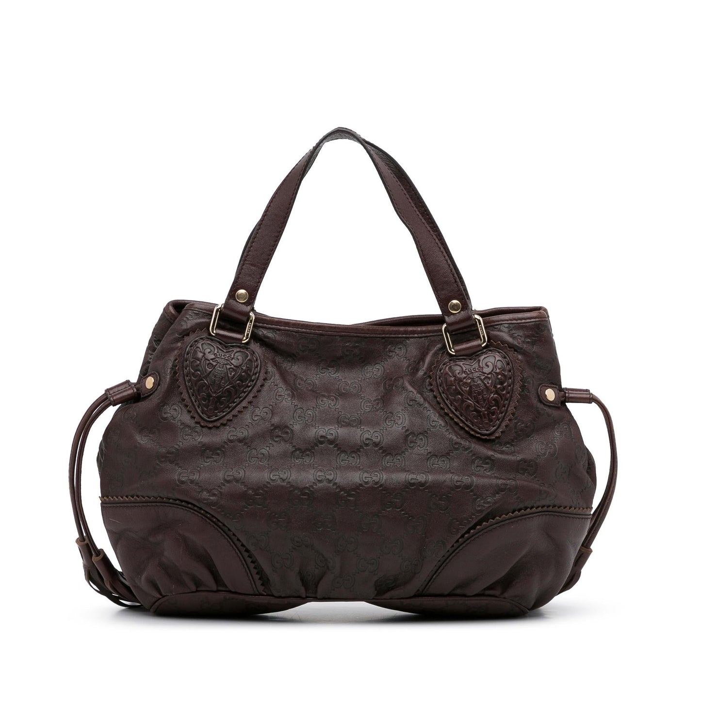 Gucci Guccissima Tribeca SHG-Sdslnr Calf Brown Small Tote Bag