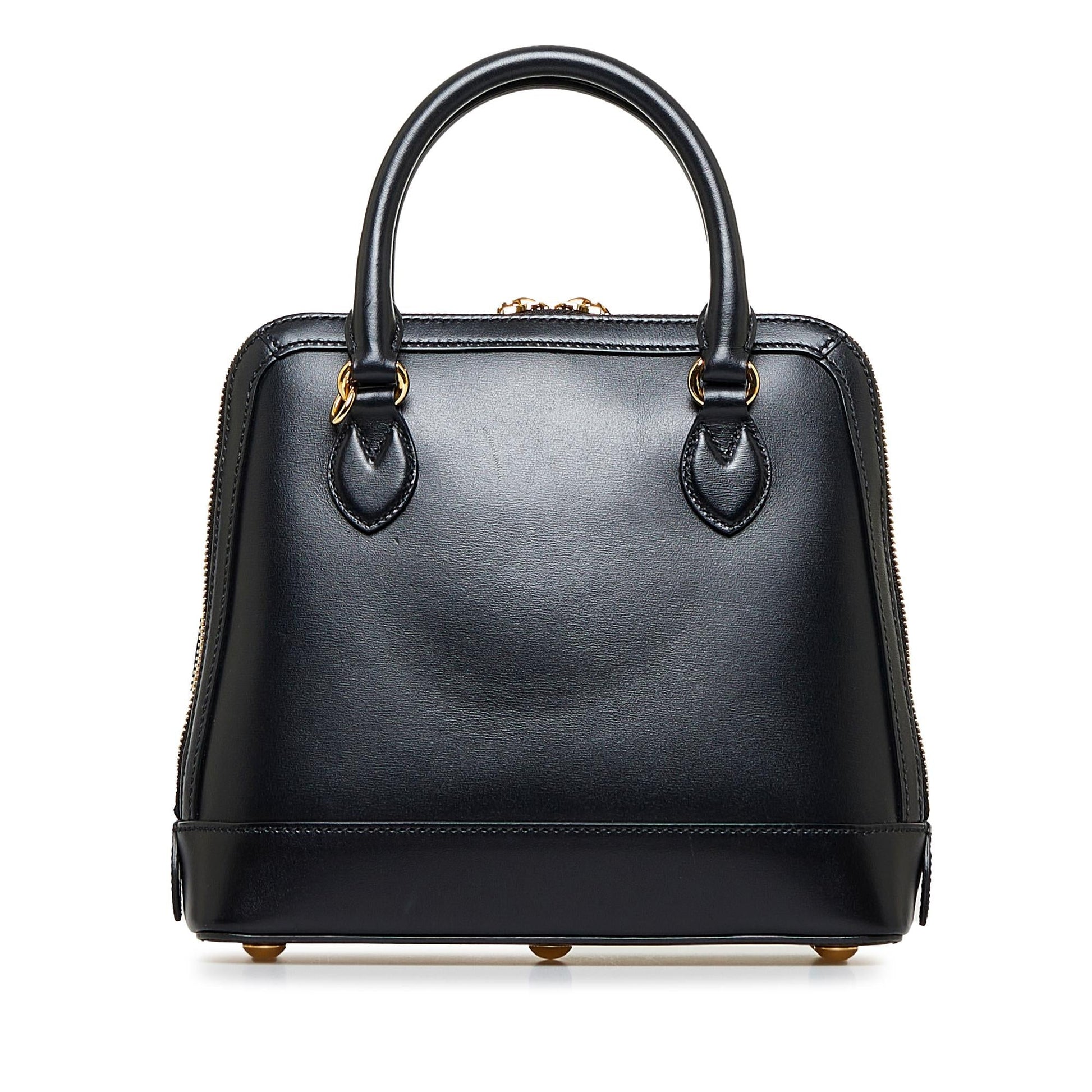 Gucci Horsebit SHG-7QeQeb Calf Black Small Satchel Bag