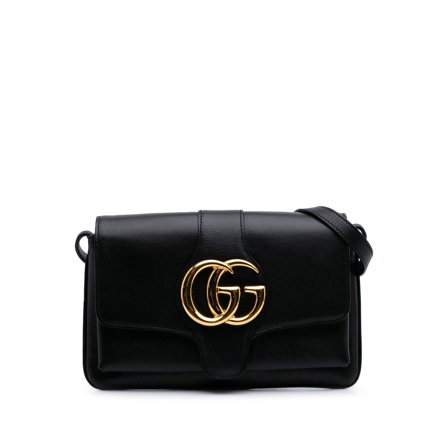 Gucci Arli Leather Calf Black Small Crossbody Bag