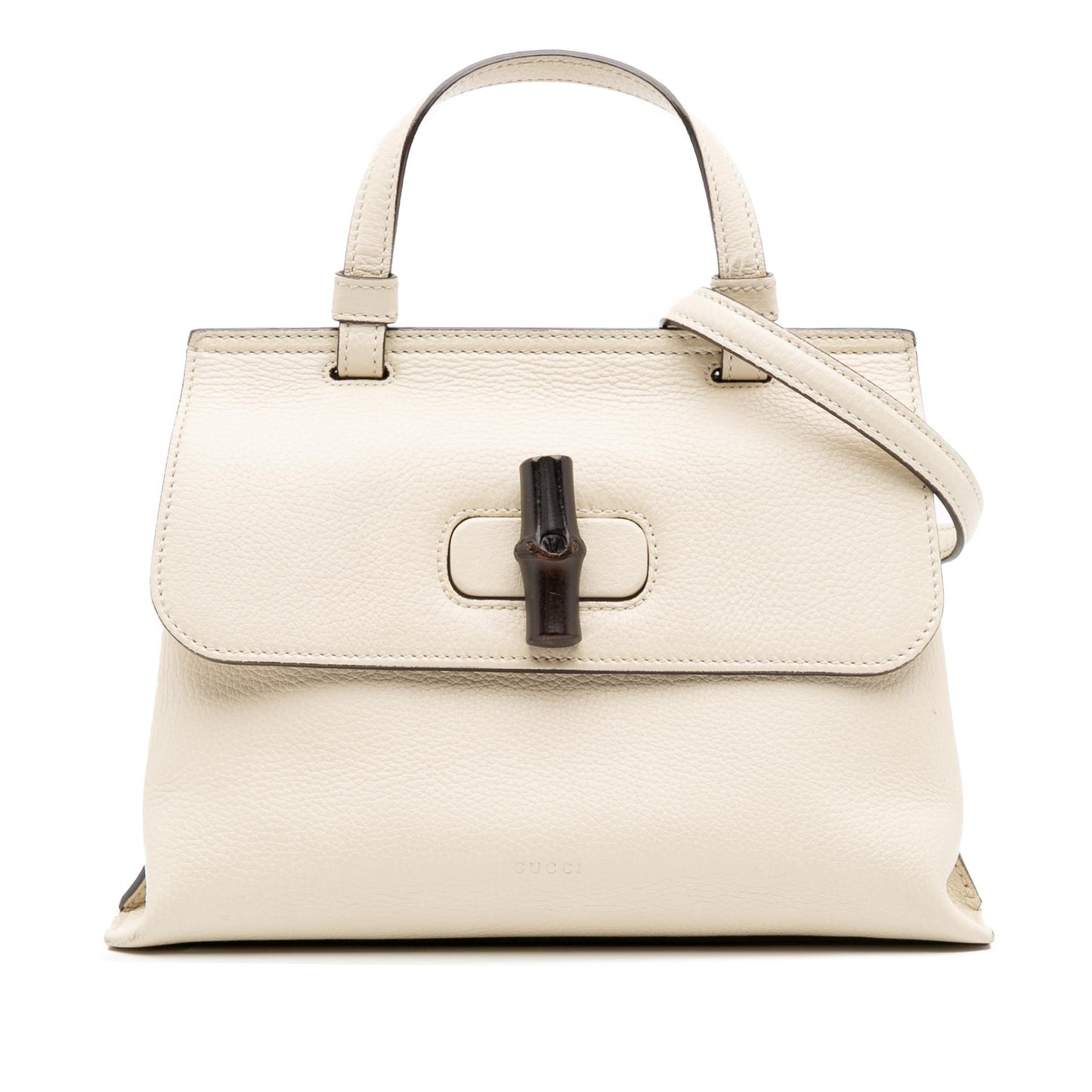 Gucci Bamboo Daily Leather Small Travel Bag Satchel 5