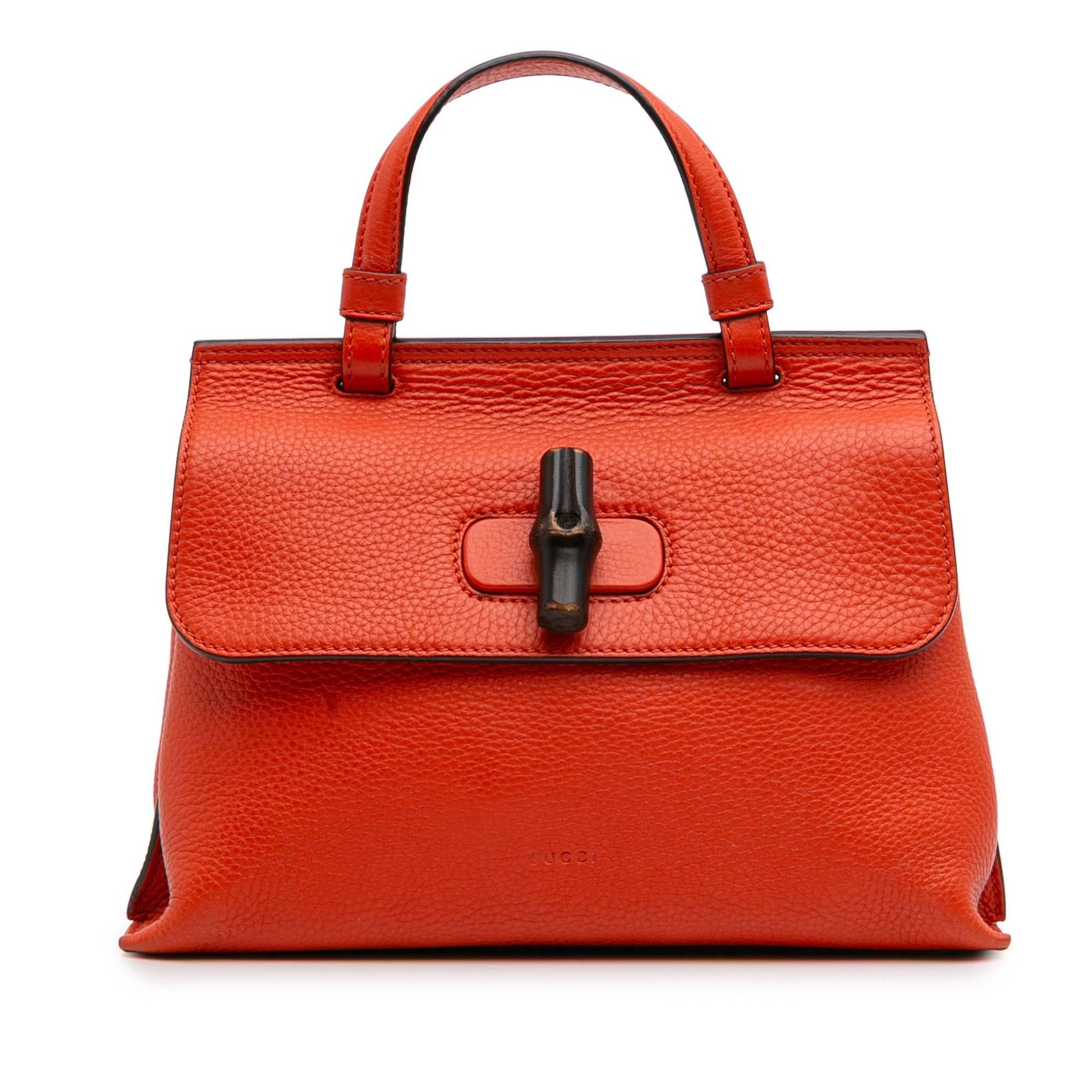 Gucci Bamboo Daily Leather Small Travel Bag