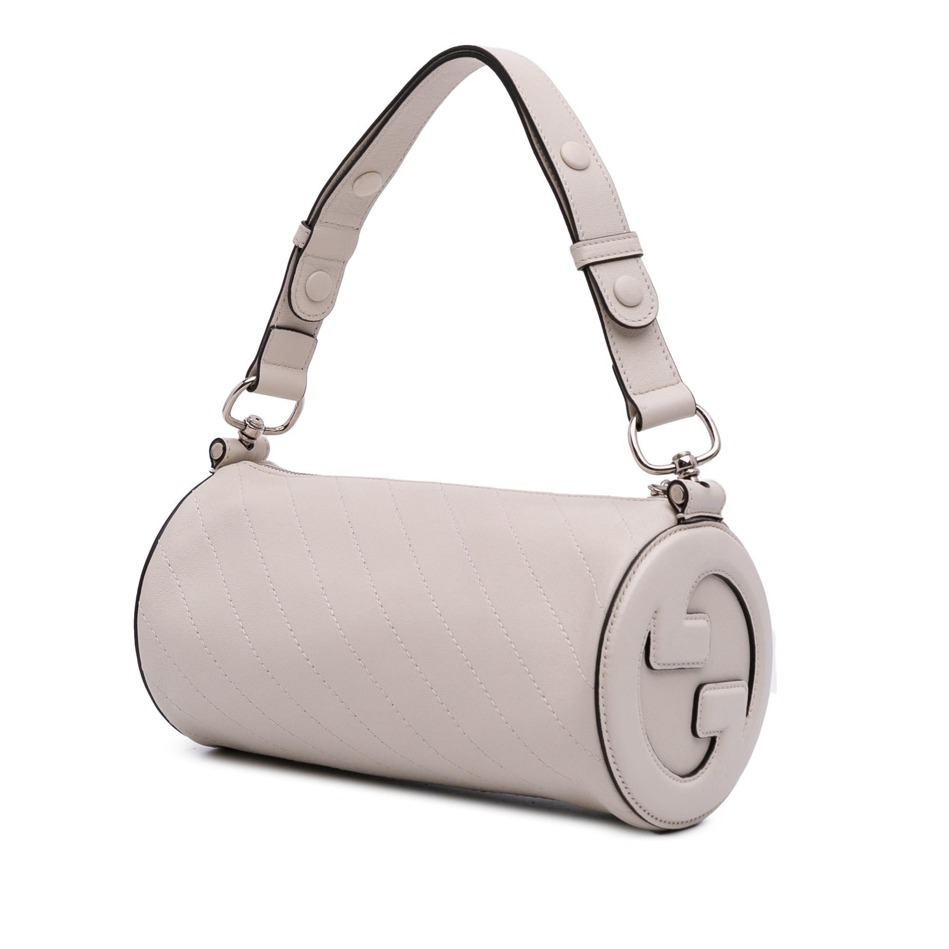 Gucci Blondie Leather Calf White Small Shoulder Bag