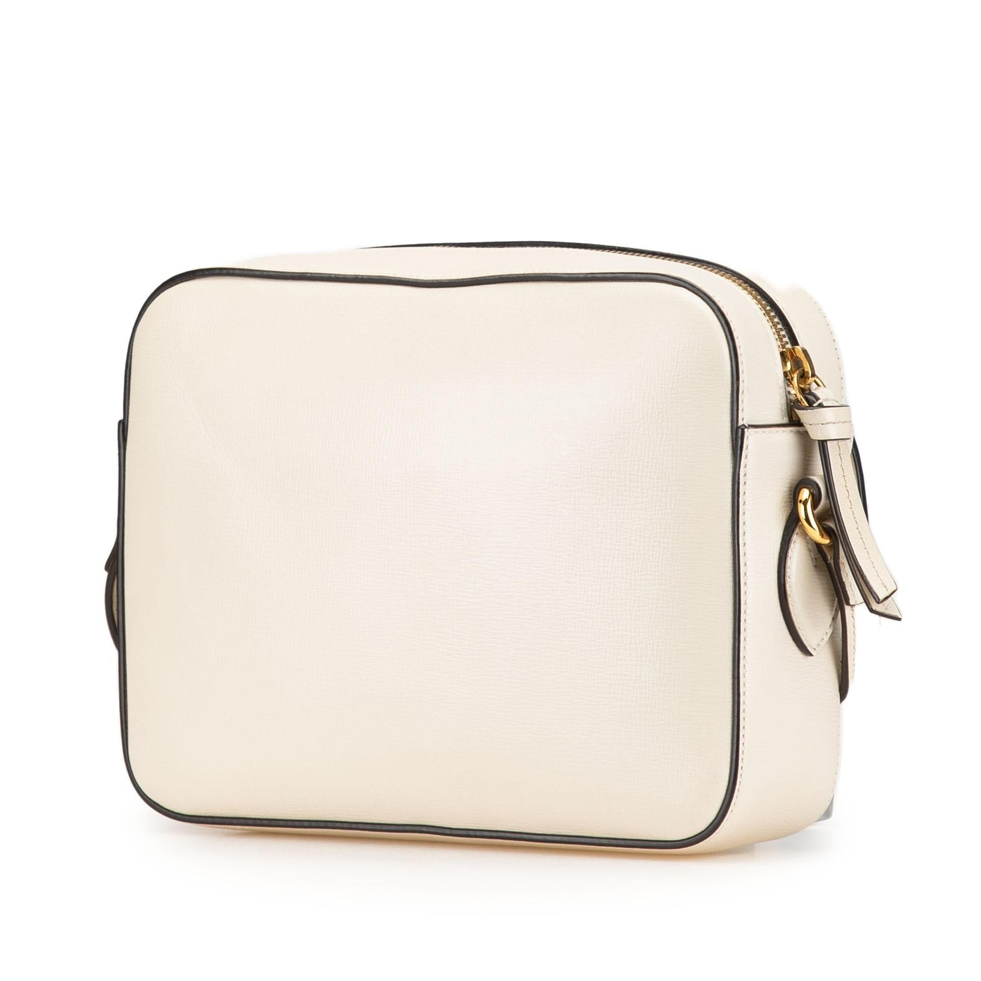 Gucci Horsebit Camera Leather Calf White Small Crossbody Bag