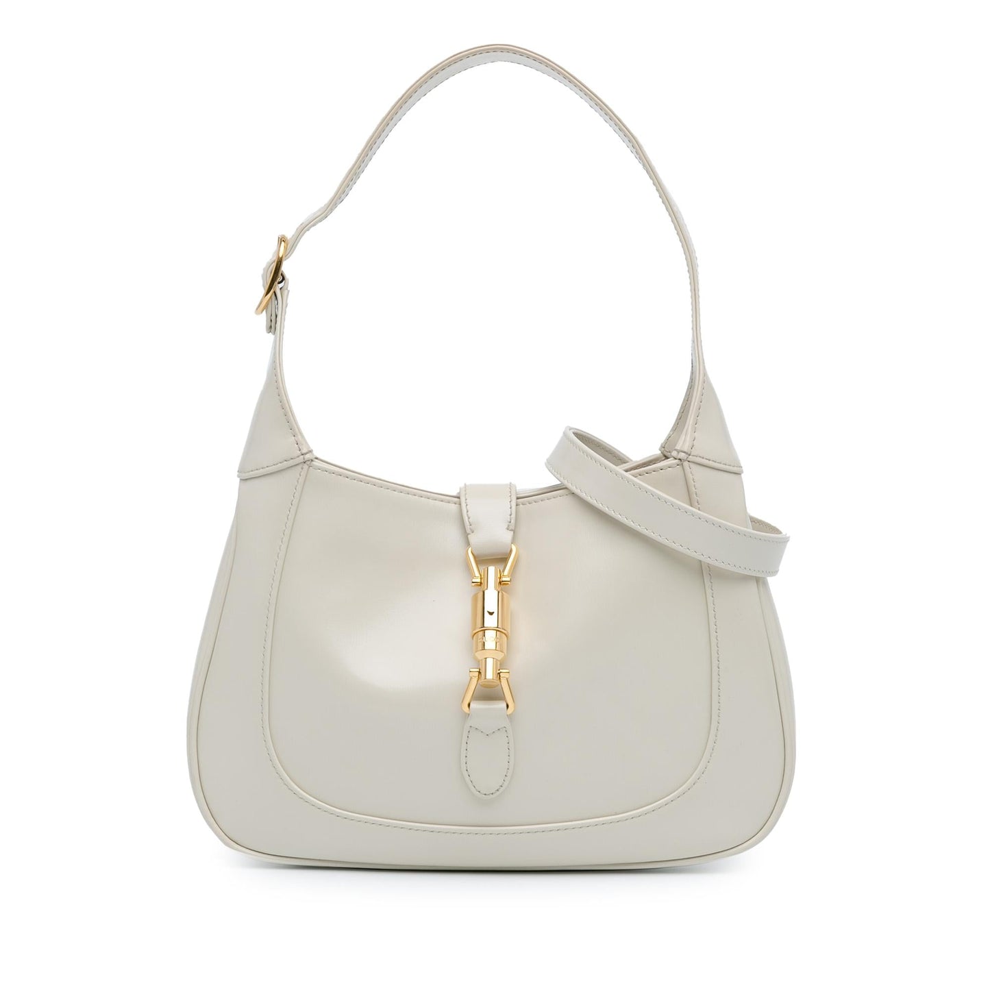 Gucci Jackie SHG-3I7DgS Leather Calf White Small Crossbody Bag