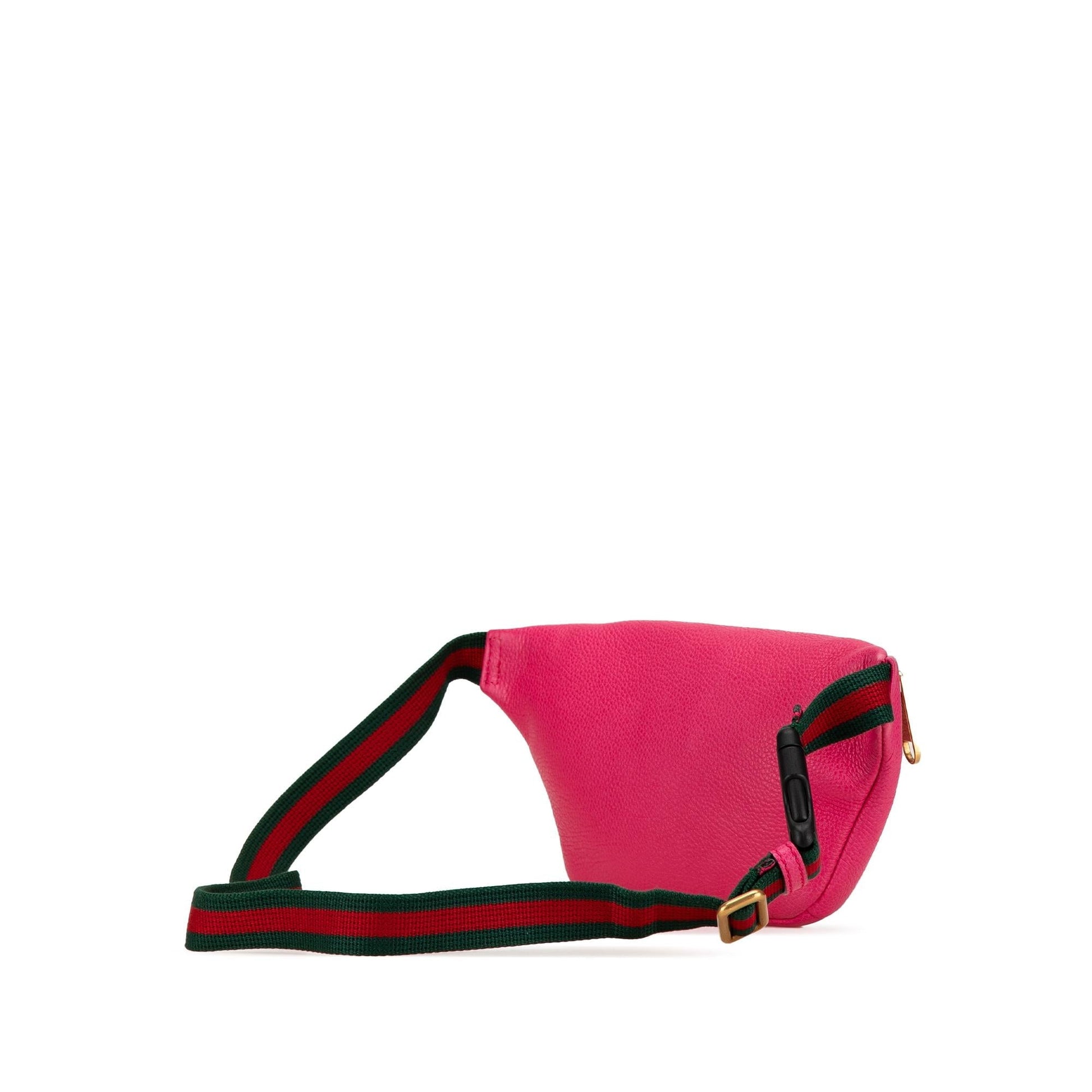 Gucci Logo Belt SHG-mG97QA Leather Calf Pink Small Accessory