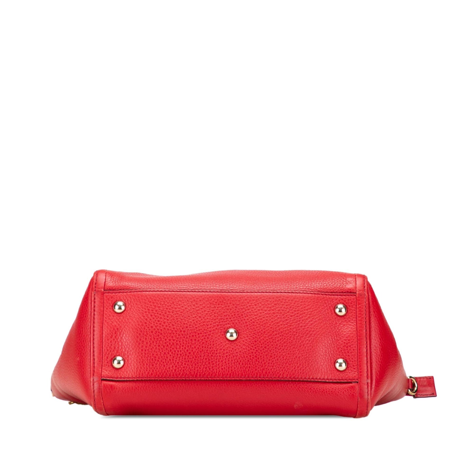 Gucci Soho Cellarius Leather Small Travel Bag Satchel 1
