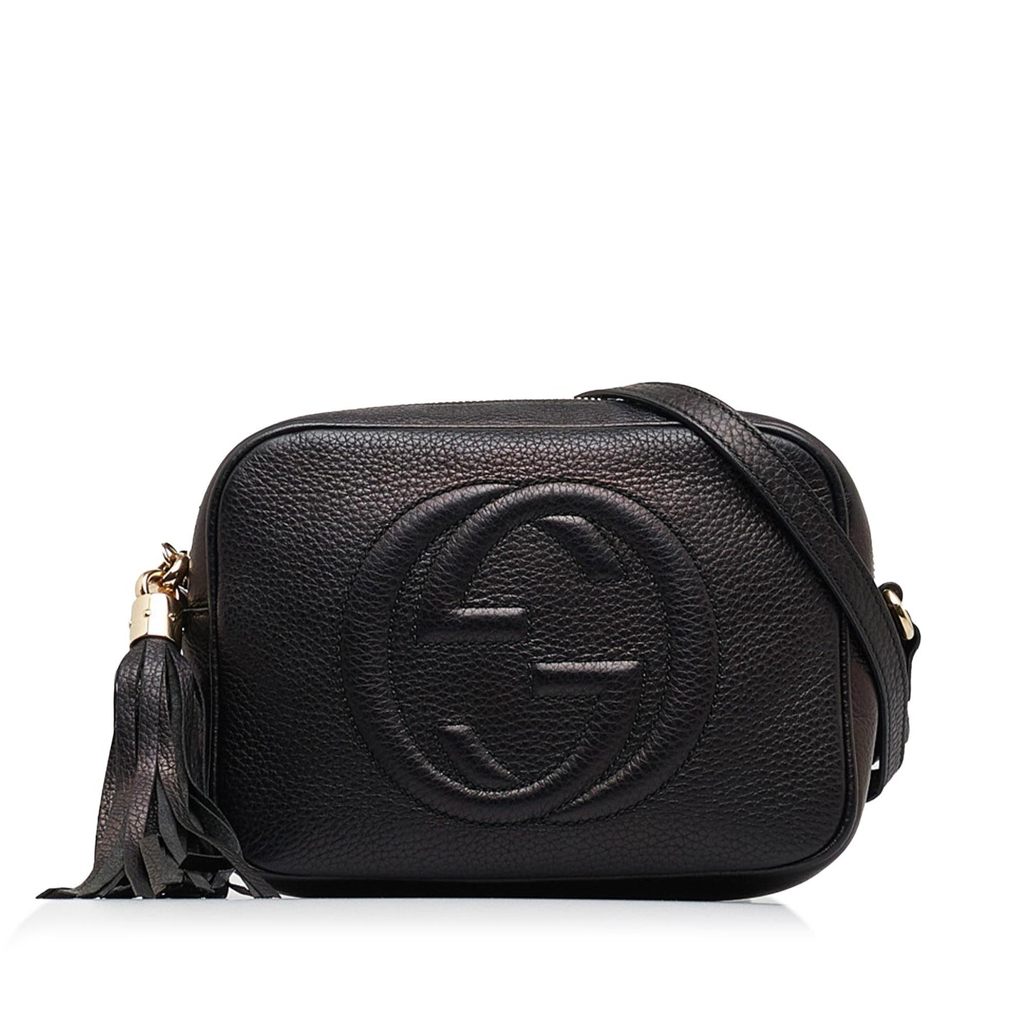 Gucci Soho Disco SHG-szoJZ4 Leather Calf Black Small Crossbody Bag
