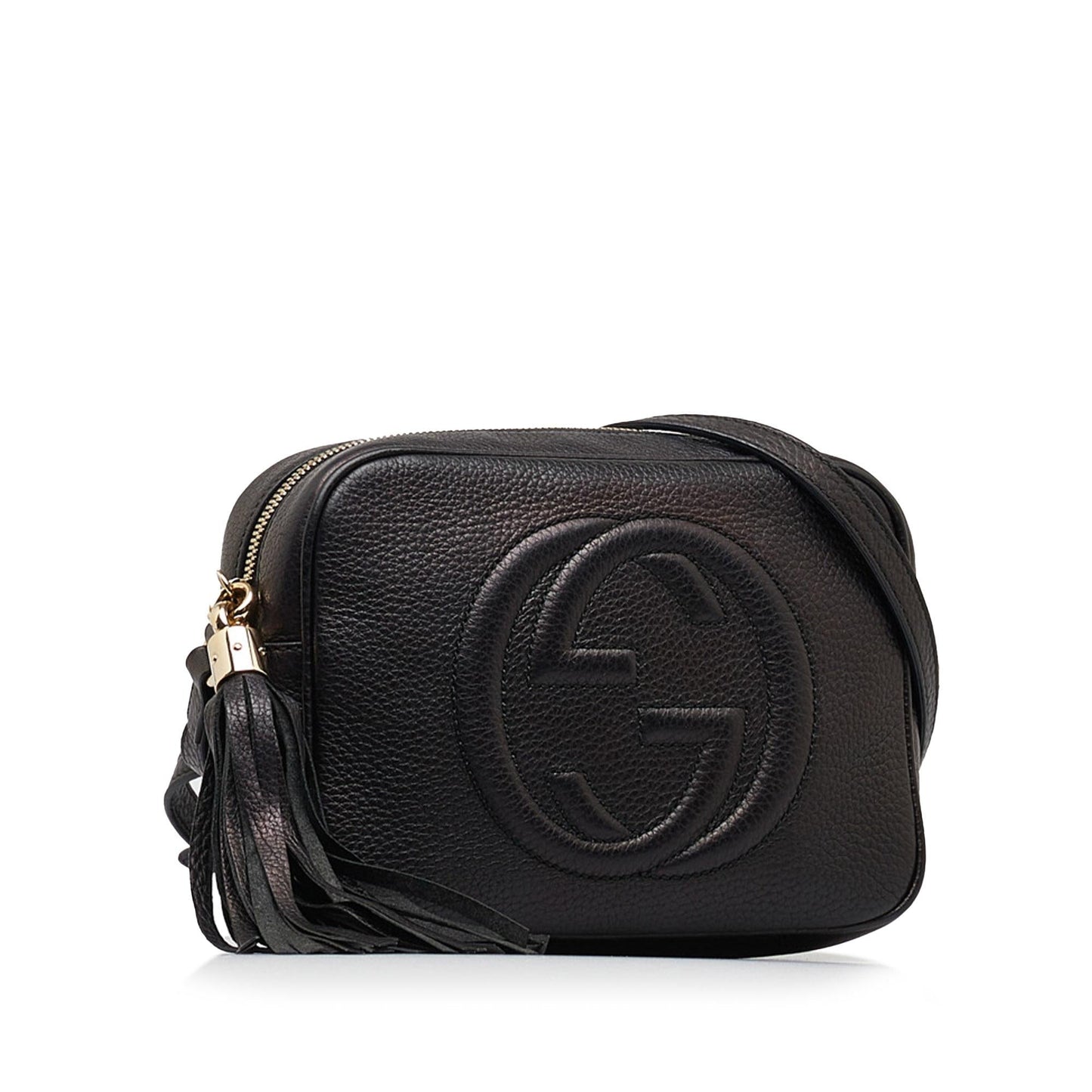 Gucci Soho Disco SHG-szoJZ4 Leather Calf Black Small Crossbody Bag