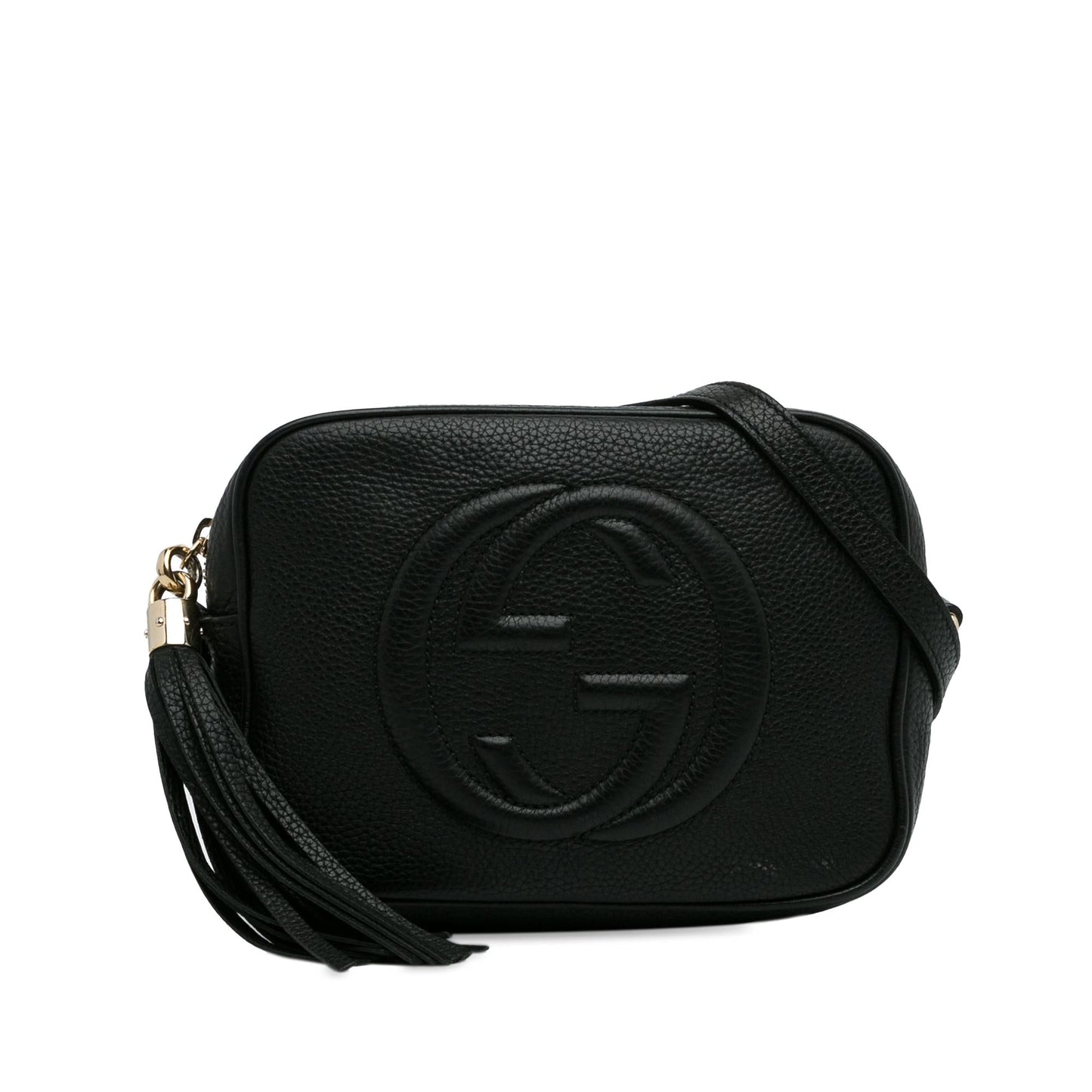 Gucci Soho Disco SHG-XZOEXT Leather Calf Black Small Crossbody Bag